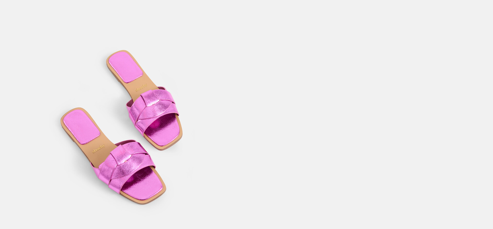 Metallische Sandale Rosa SHOEBY SHOES