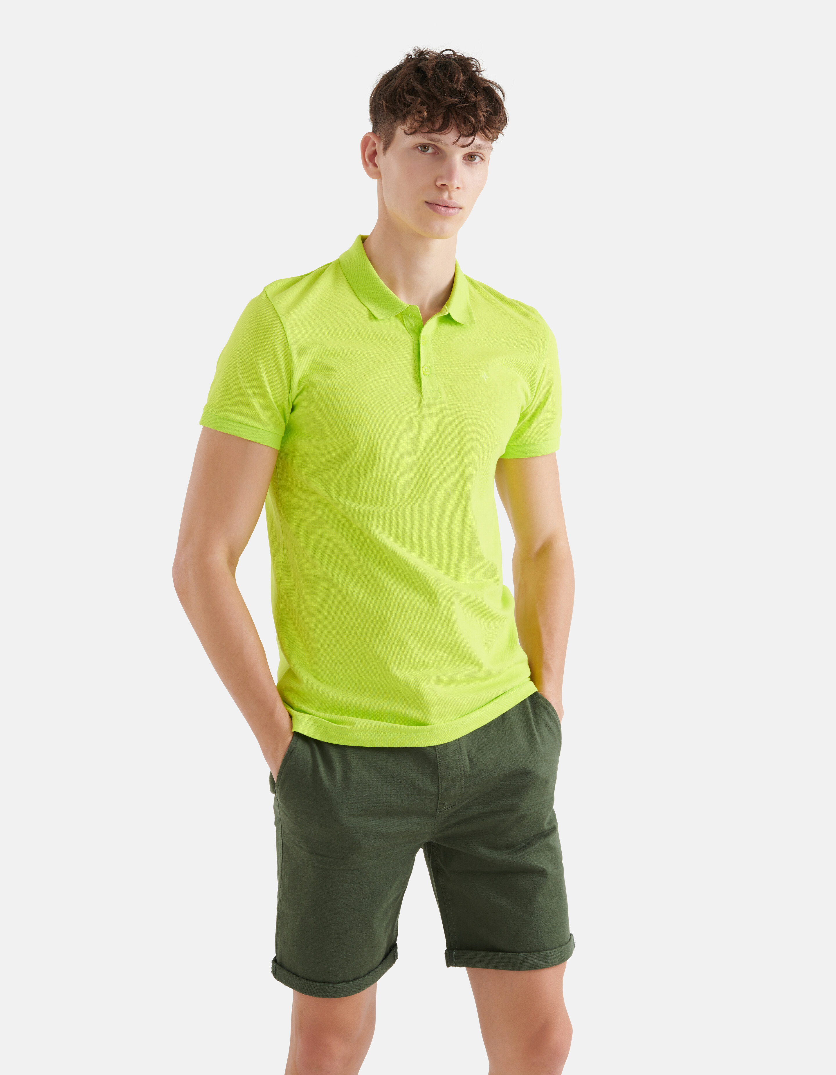 Basic Polo Hellgrün SHOEBY MEN