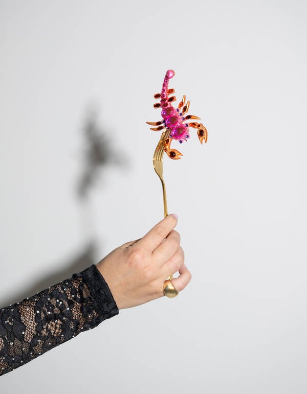 Scorpio Weihnachtskugel Rosa von Fred SHOEBY ACCESSOIRES