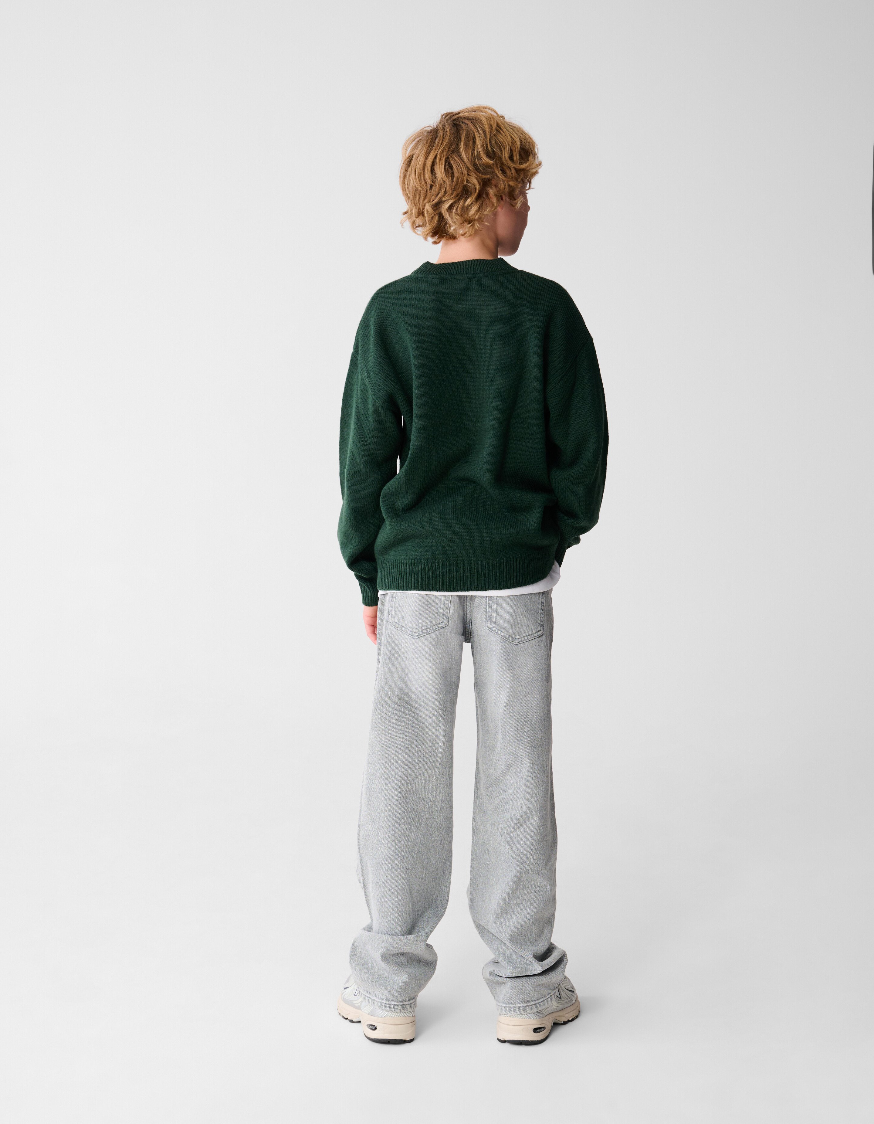 Endloses Kunstwerk Pullover Dunkelgrün SHOEBY BOYS