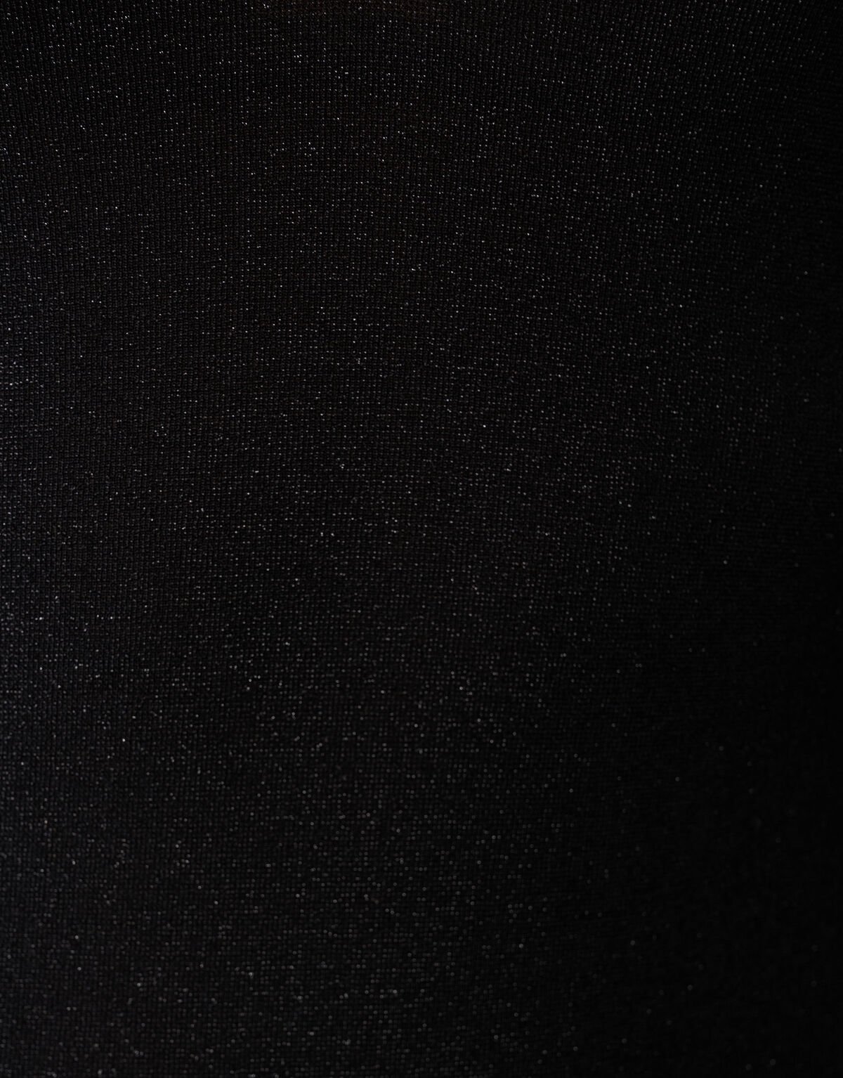 Glitzer-Body mit V-Ausschnitt, schwarz SHOEBY WOMEN