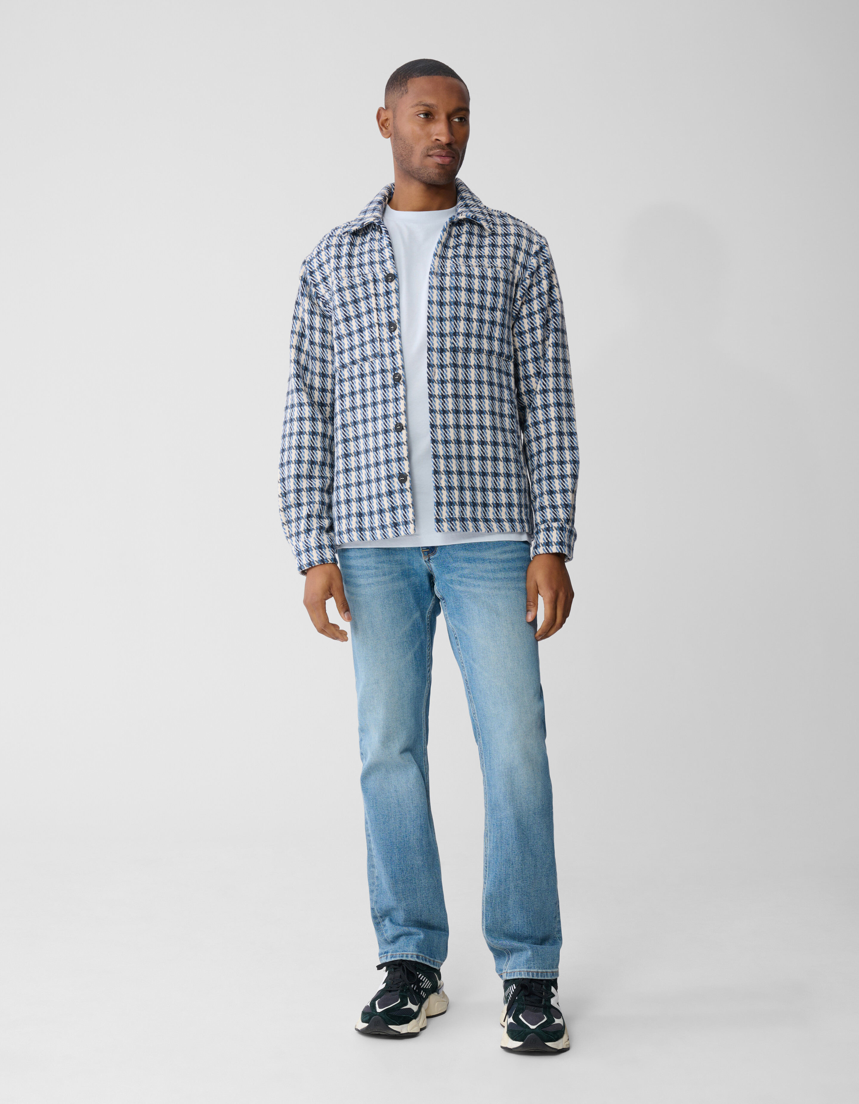 Straight Fit Jeans Blau L32 SHOEBY MEN