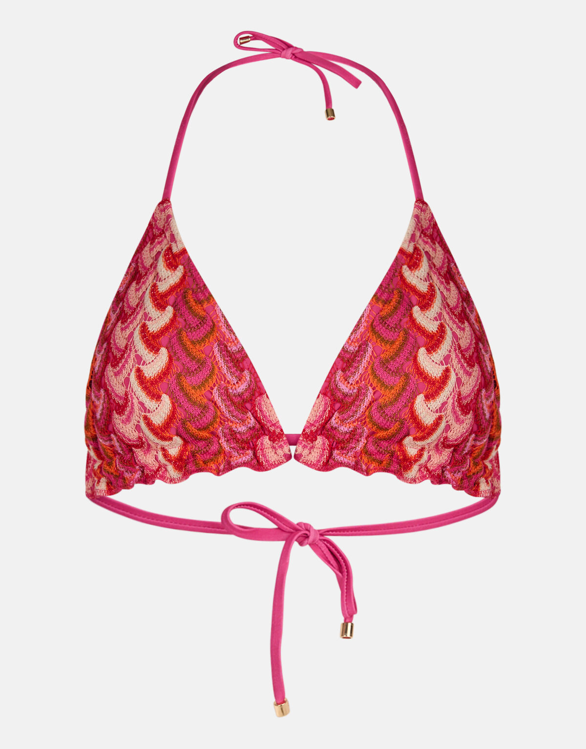 Crochet Bikini Top Roze SHOEBY ACCESSOIRES