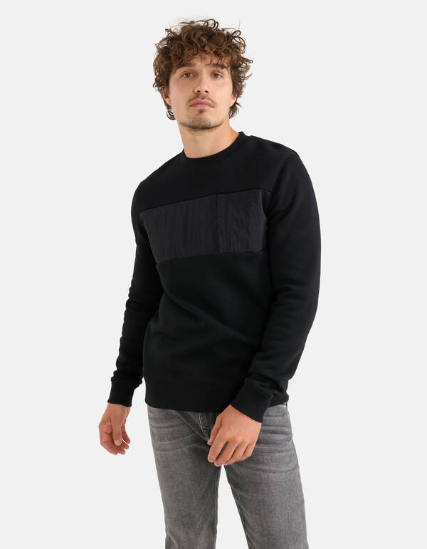 Gesteppter Pullover Schwarz SHOEBY MEN
