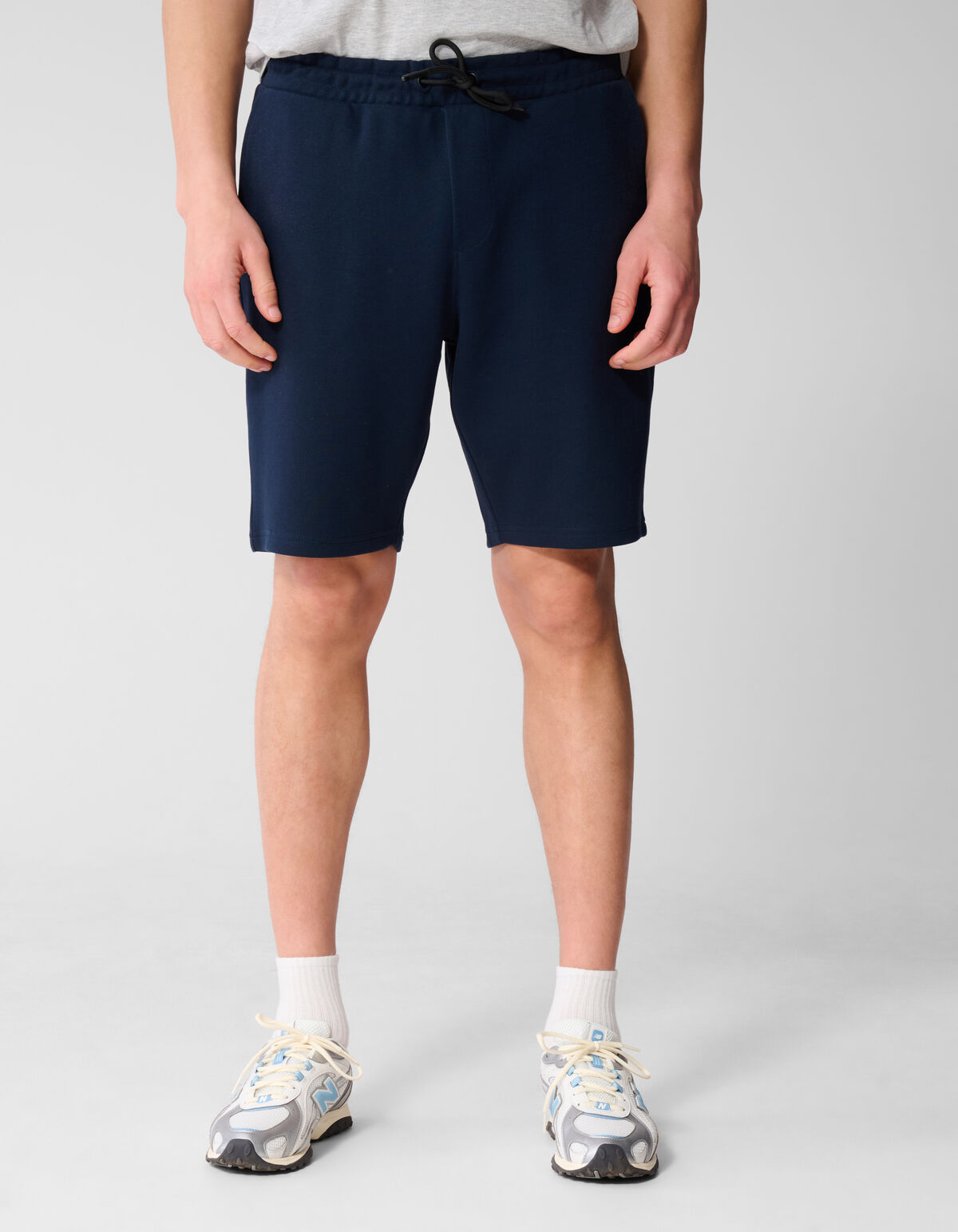 Piqu&eacute;-Short Dunkelblau SHOEBY MEN
