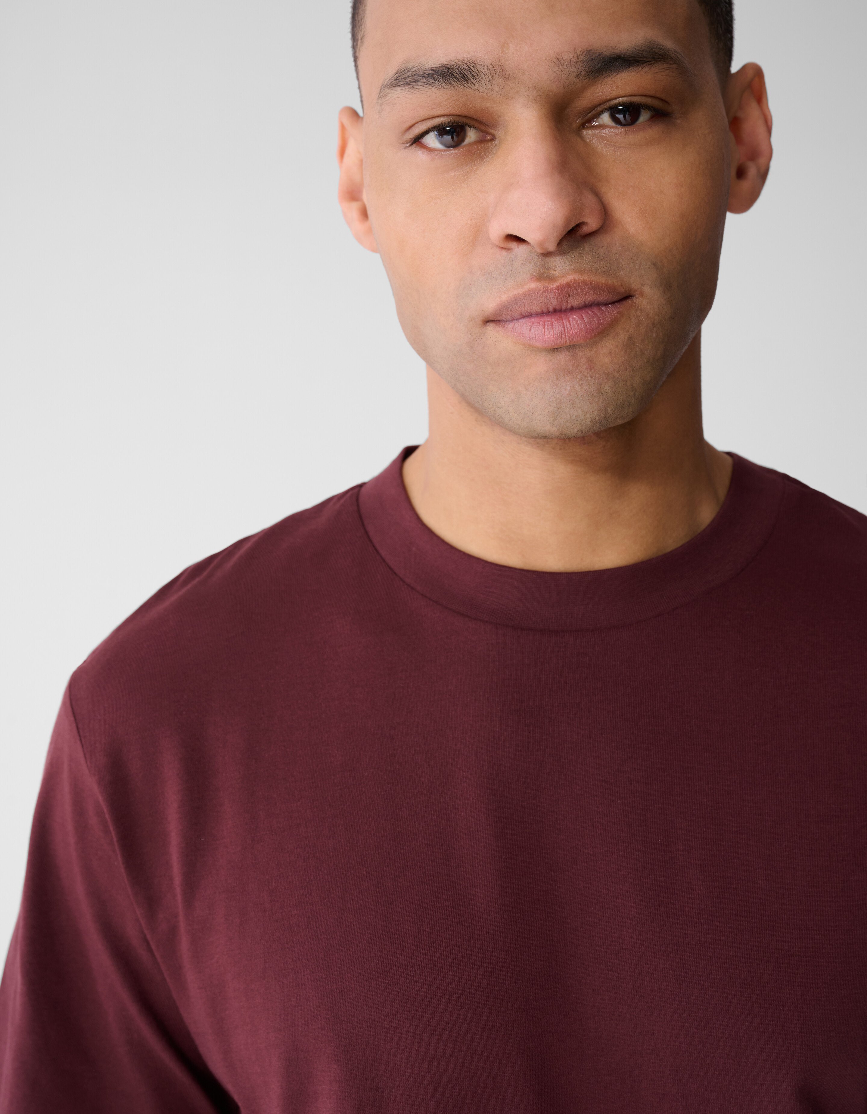 Geometry Artwork T-Shirt Dunkelrot SHOEBY MEN