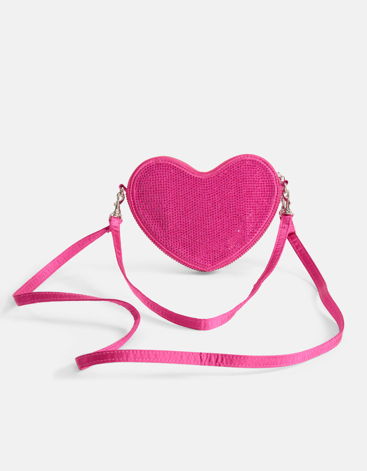 Strass Herz Geldb&ouml;rse Rosa SHOEBY ACCESSOIRES