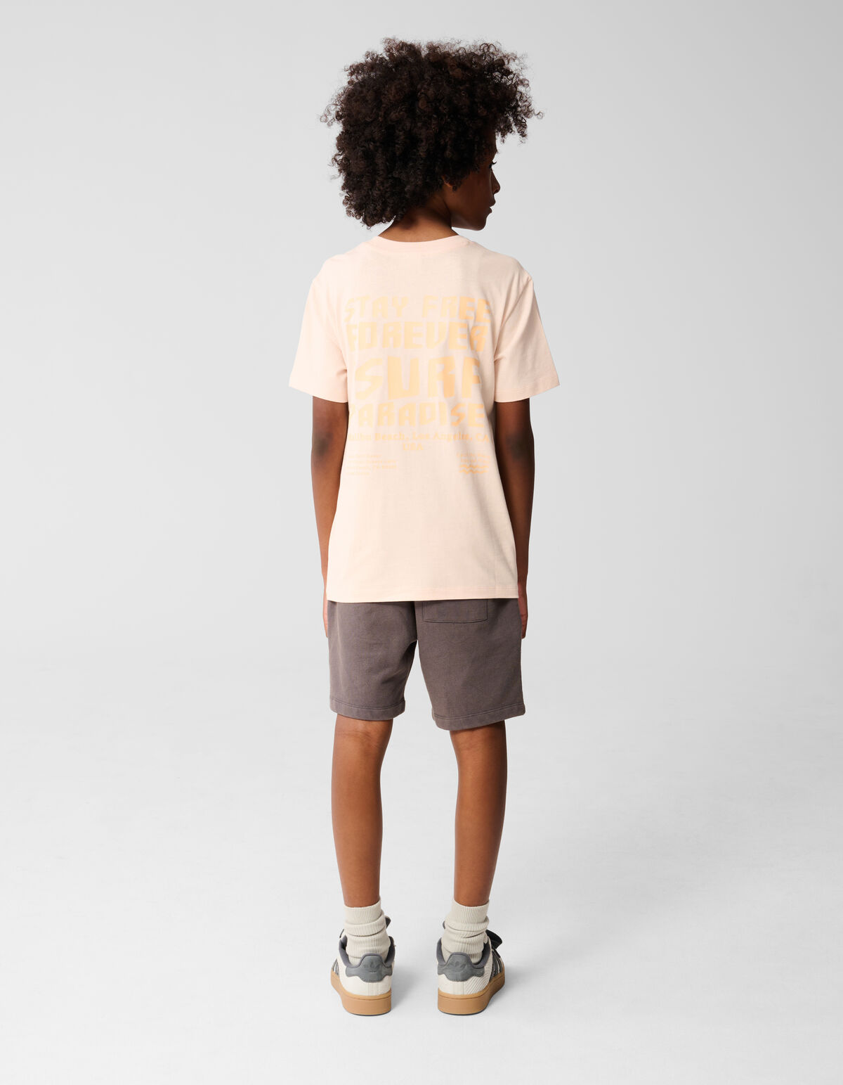 Paradies Kunstwerk T-shirt Hell Orange SHOEBY BOYS