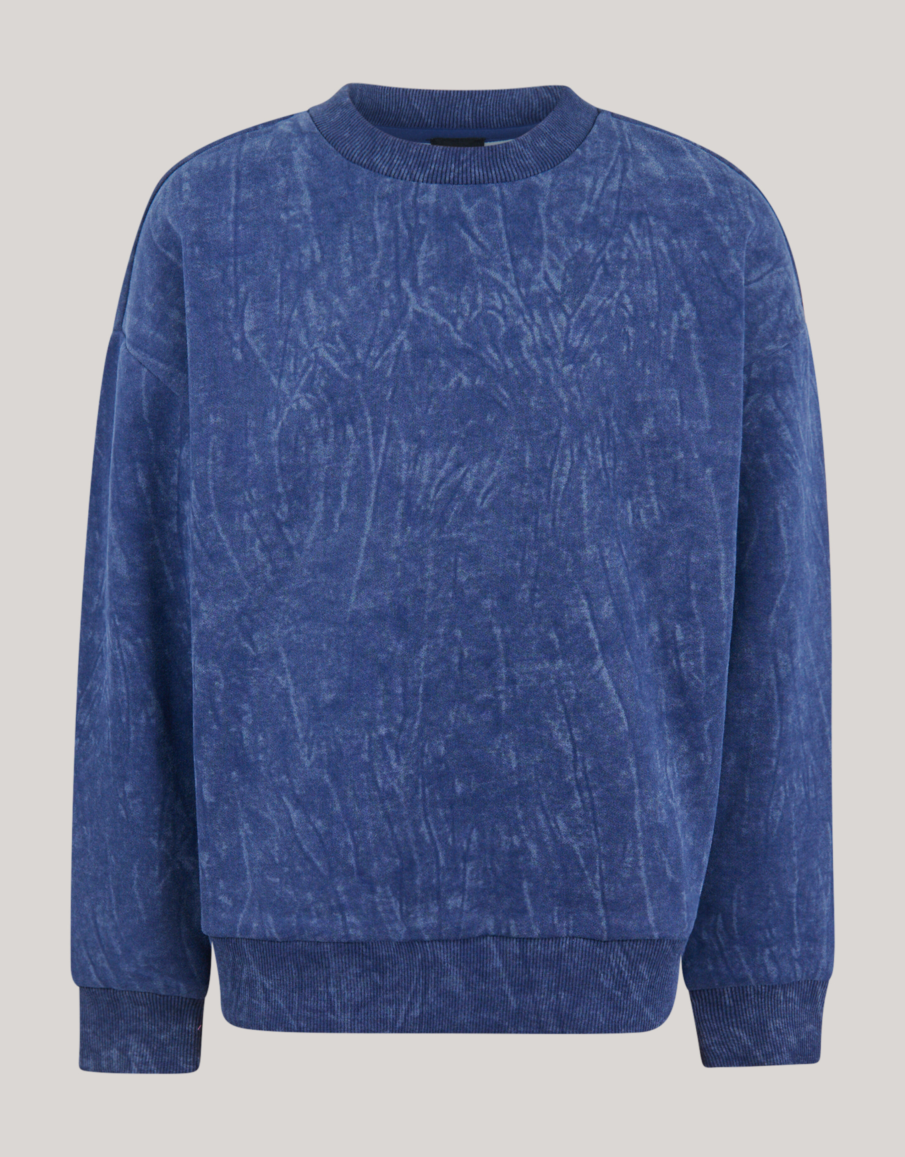 Bedruckter Pullover Dunkelblau SHOEBY BOYS