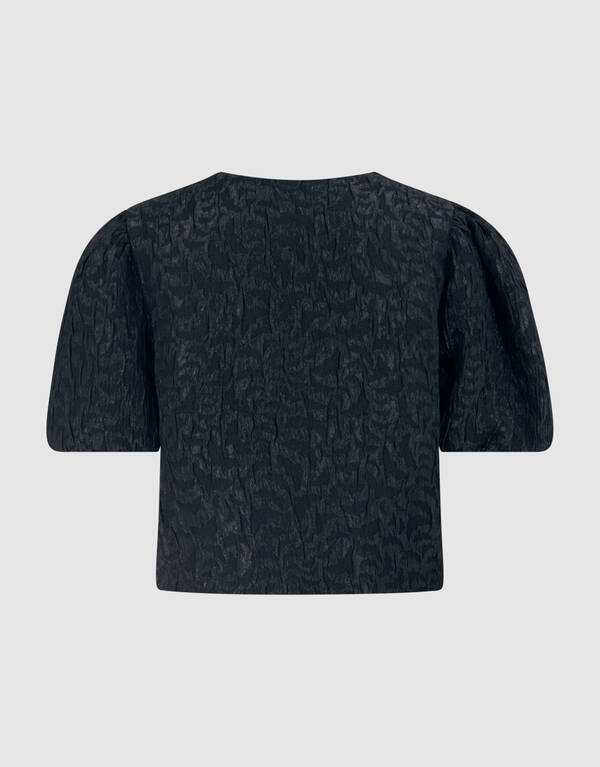 Blazer mit Puffärmeln Schwarz SHOEBY GIRLS