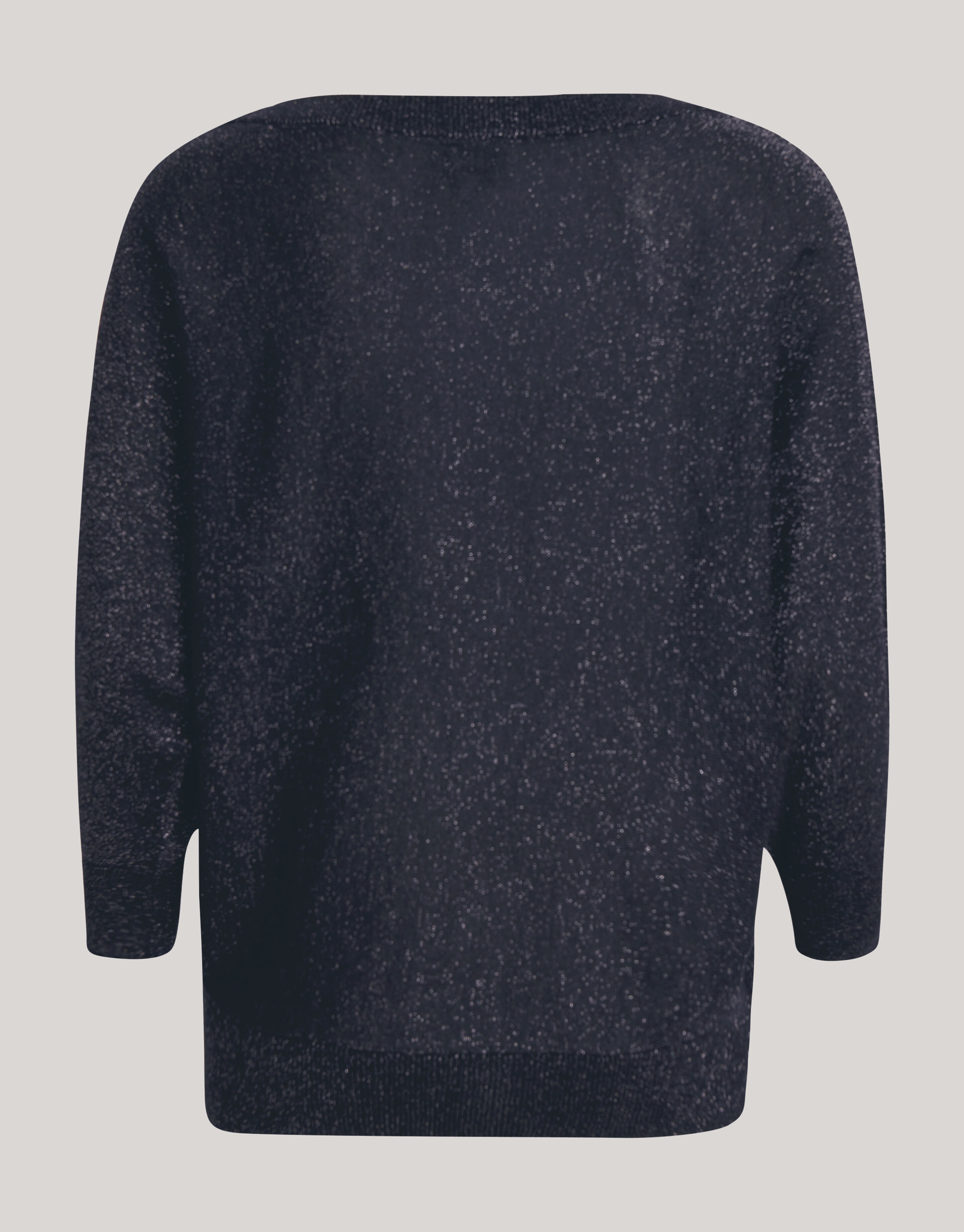 Glitzer Fledermausärmel Pullover Schwarz SHOEBY WOMEN
