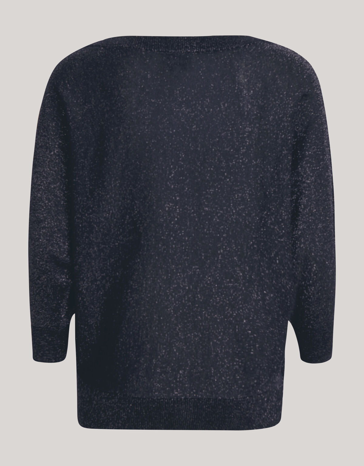 Glitzer Fledermausärmel Pullover Schwarz SHOEBY WOMEN