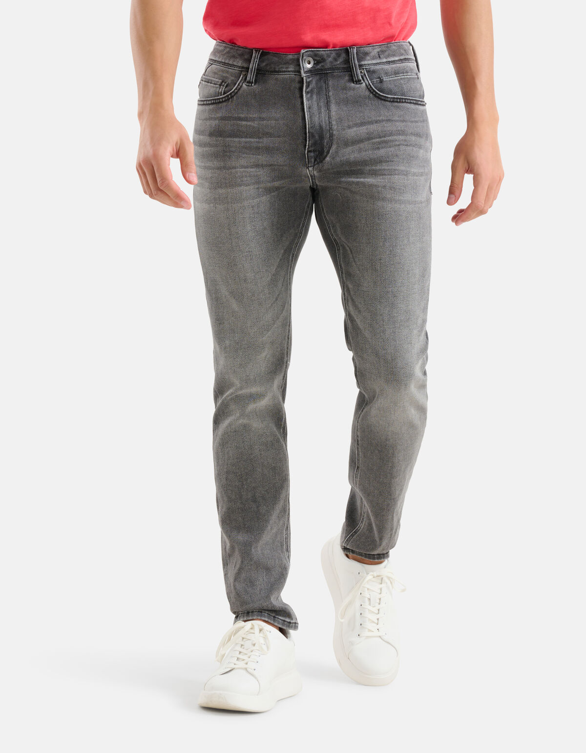 Schmale Jog-Jeans Grau L32 SHOEBY MEN