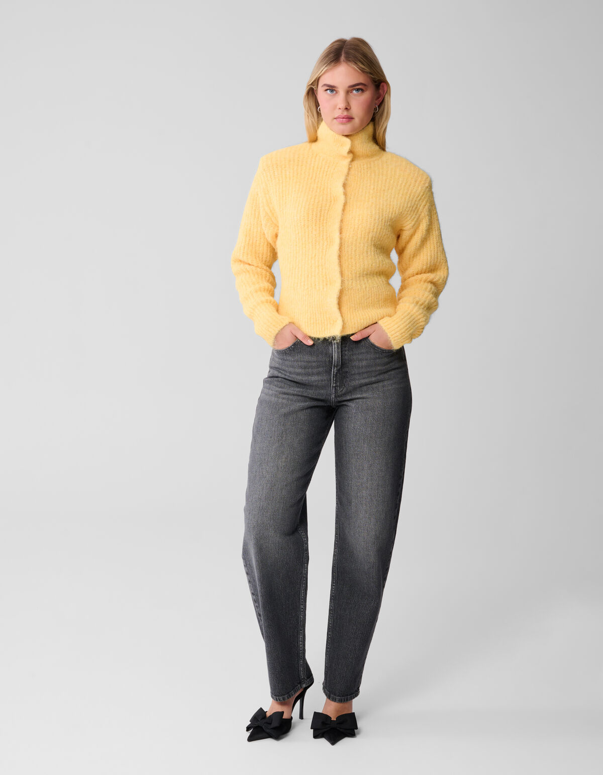 Weste mit großen Schultern, Gelb SHOEBY WOMEN