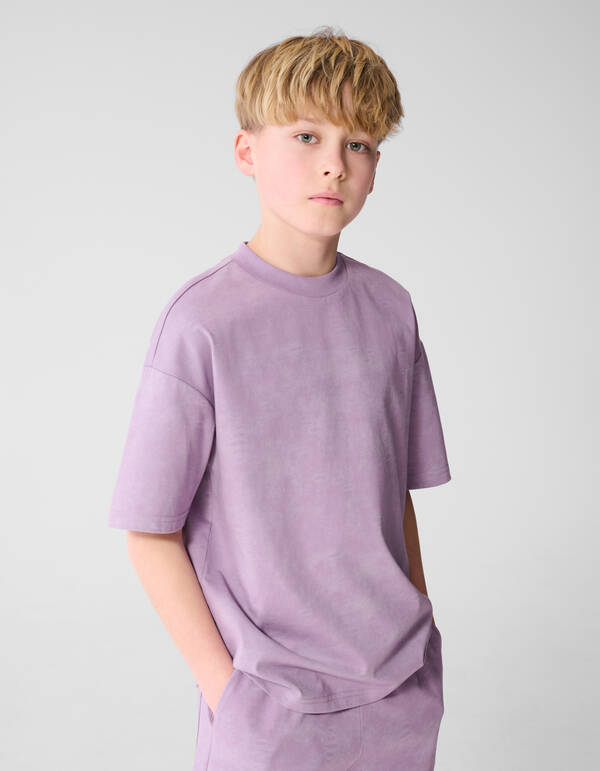 Oversized Washed Label T-Shirt Helllila SHOEBY BOYS