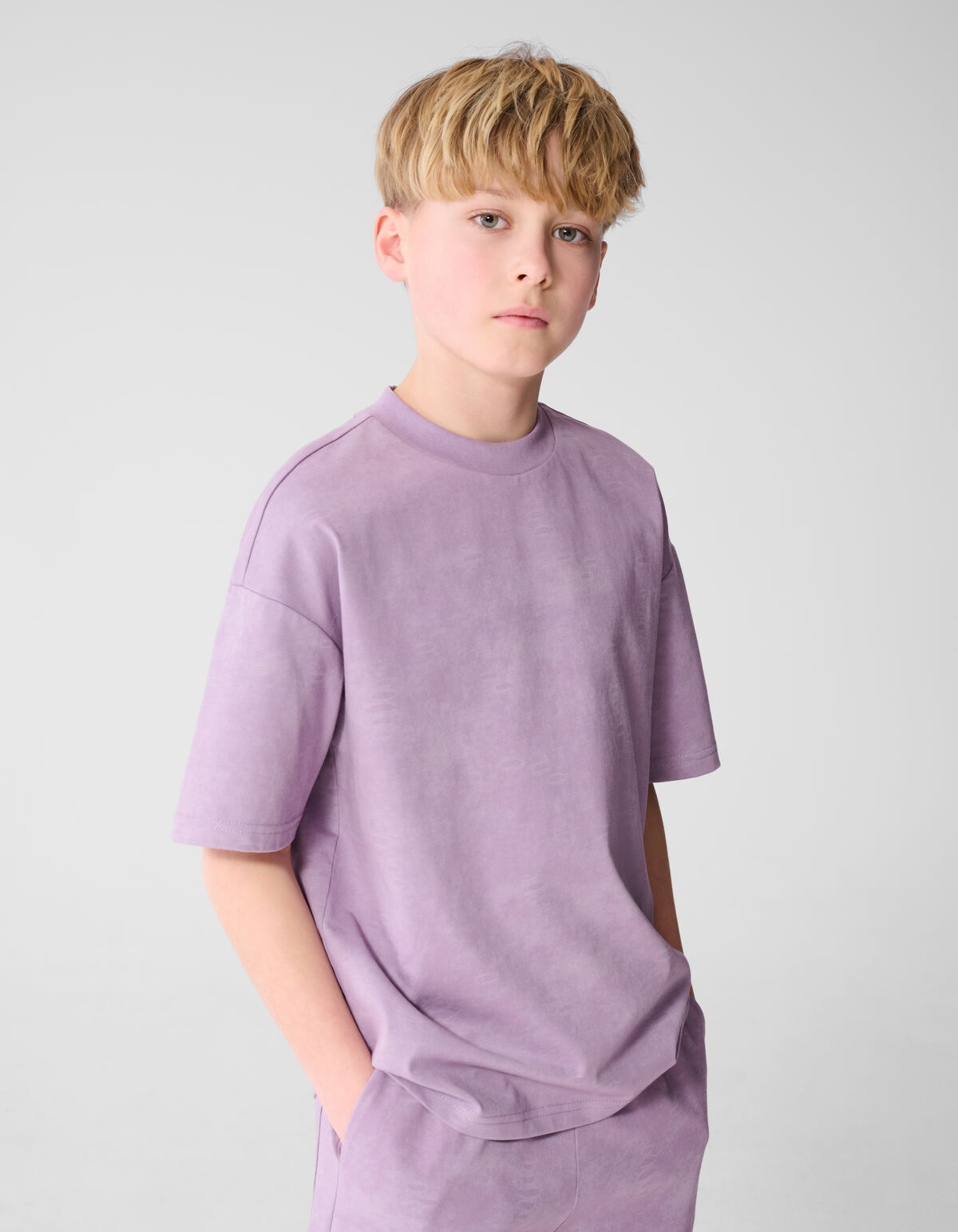 Oversized Washed Label T-Shirt Helllila SHOEBY BOYS