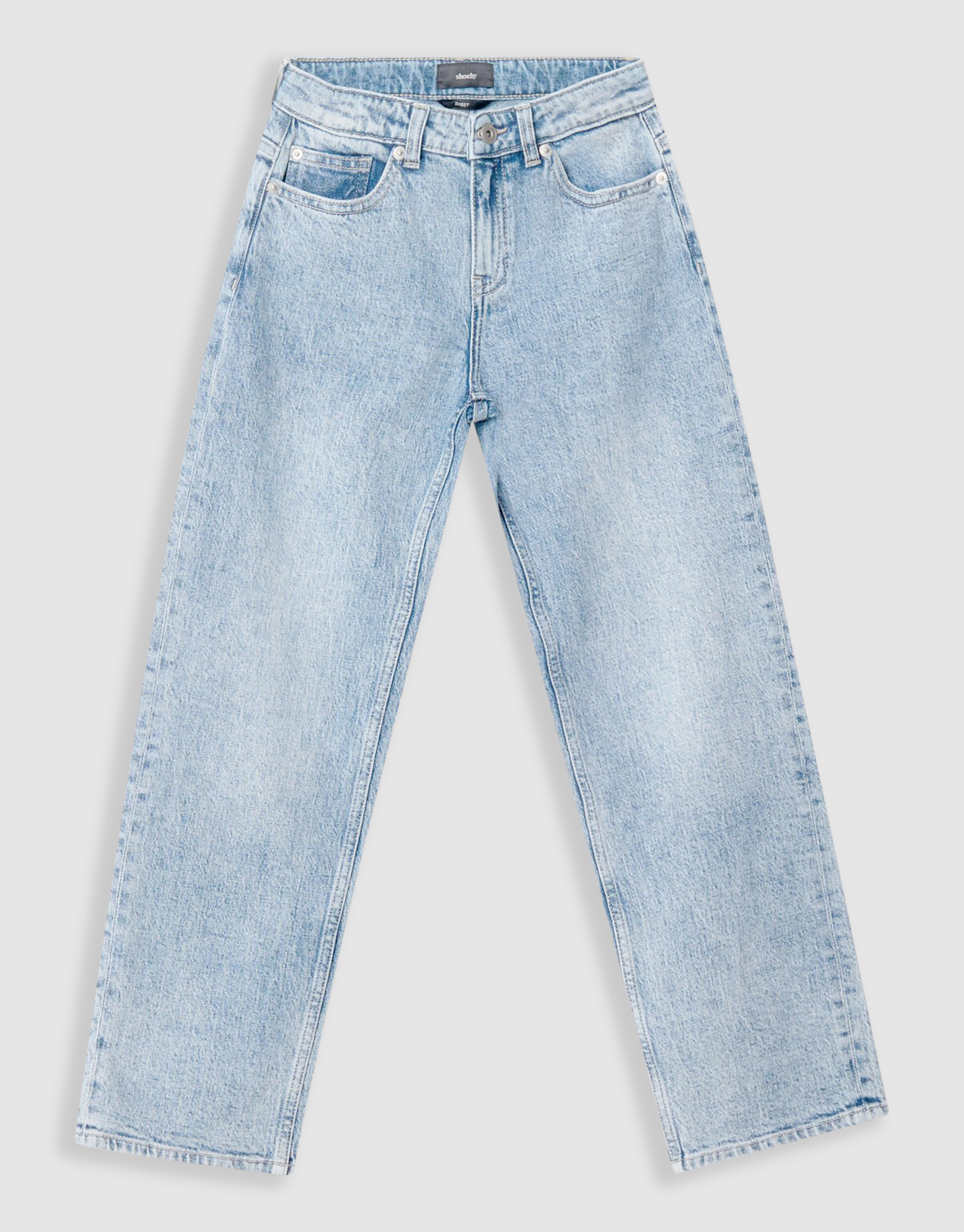 Baggy Fit Jeans Gebleicht SHOEBY BOYS