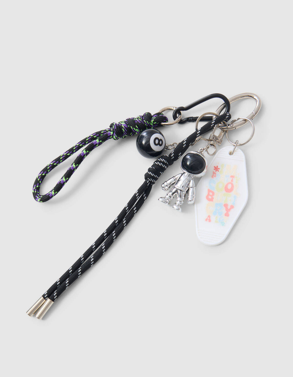 Towling Schl&uuml;sselanh&auml;nger Schwarz SHOEBY ACCESSOIRES