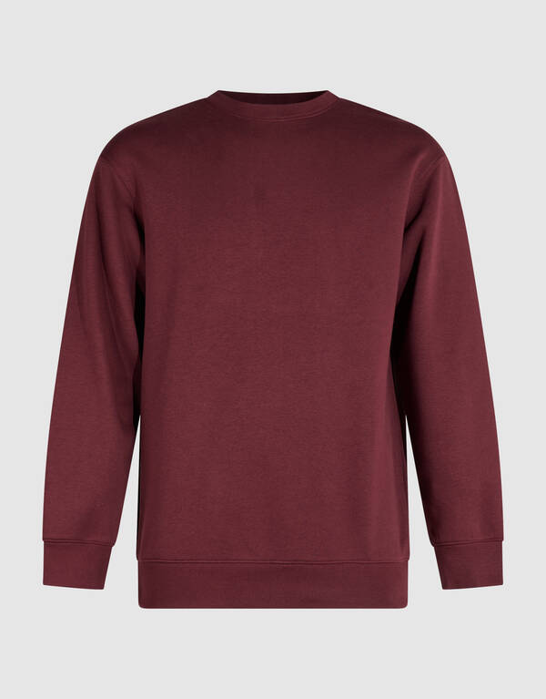 Crewneck Pullover Dunkelrot SHOEBY MEN