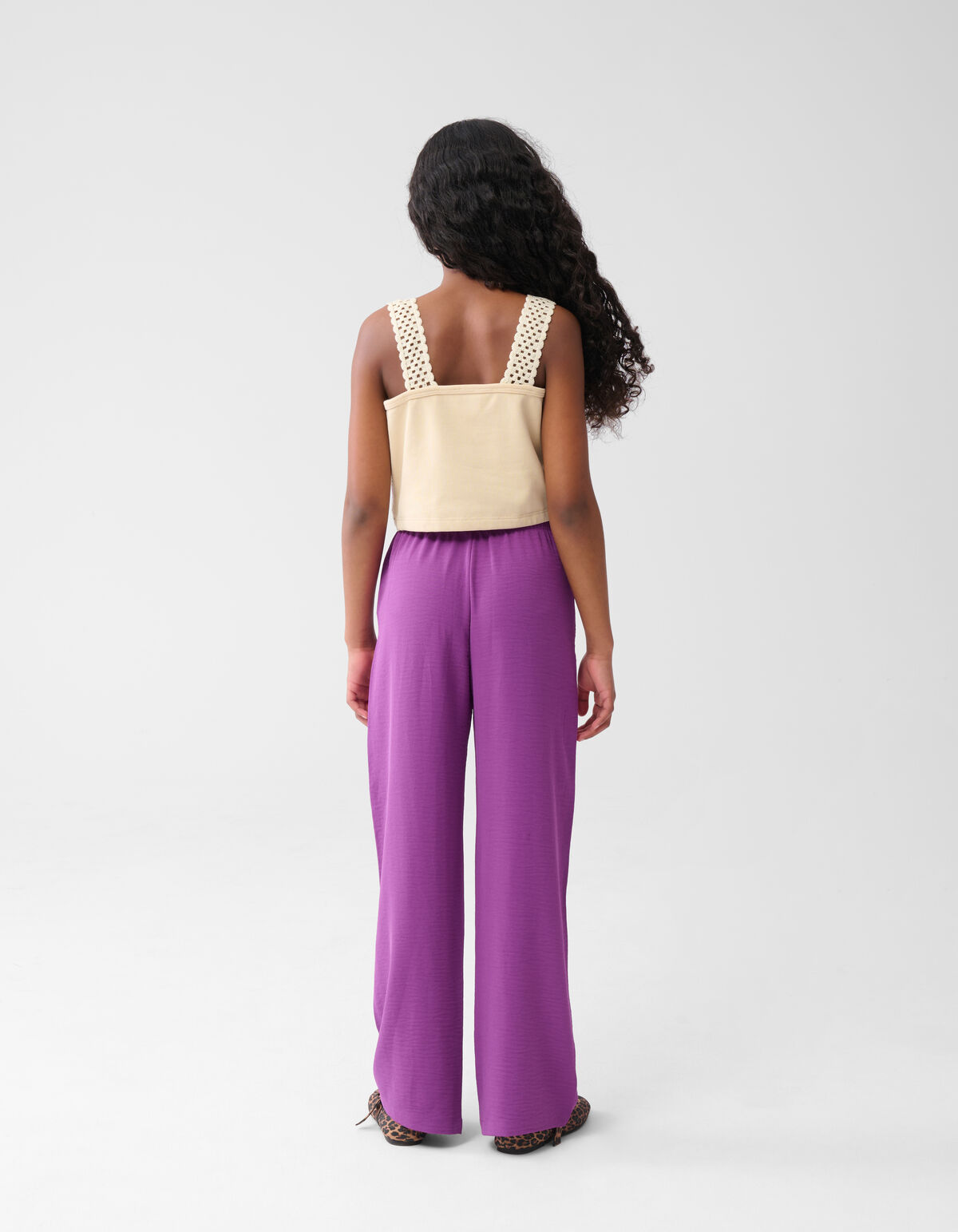 Gehäkeltes Kunstwerk Top Off White SHOEBY GIRLS