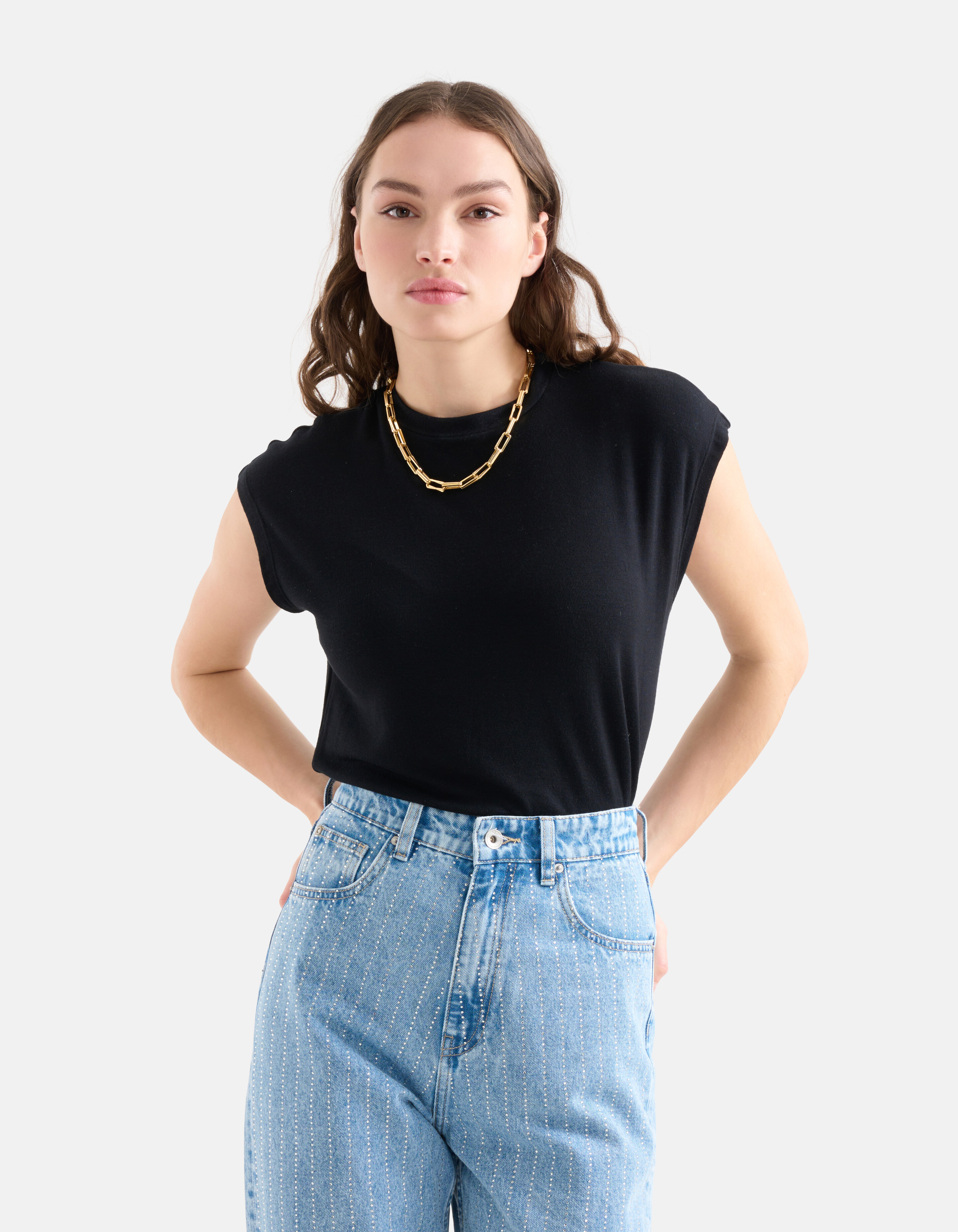 Ärmelloses Top Schwarz SHOEBY WOMEN