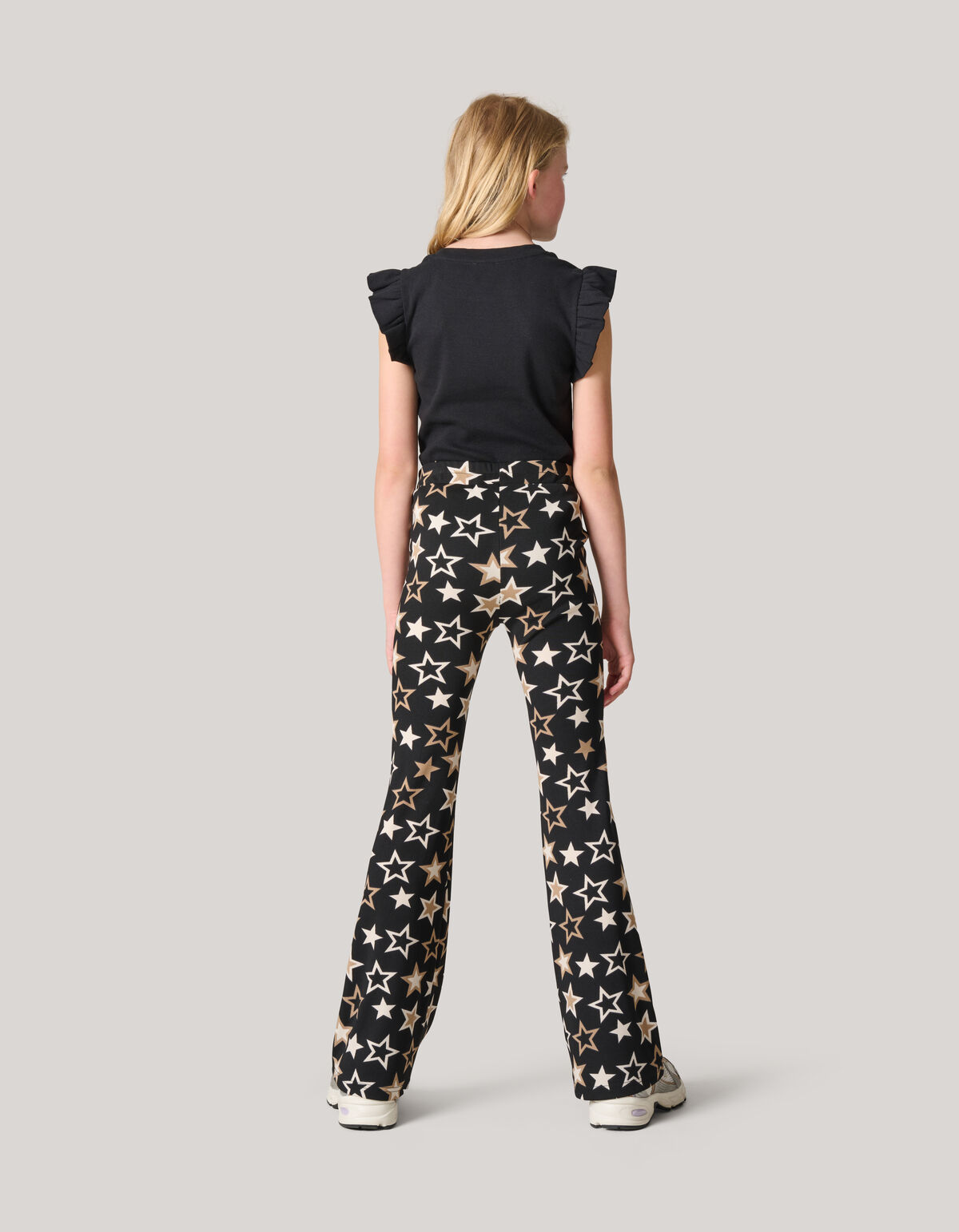 Bedruckte Schlagleggings Zwart SHOEBY GIRLS
