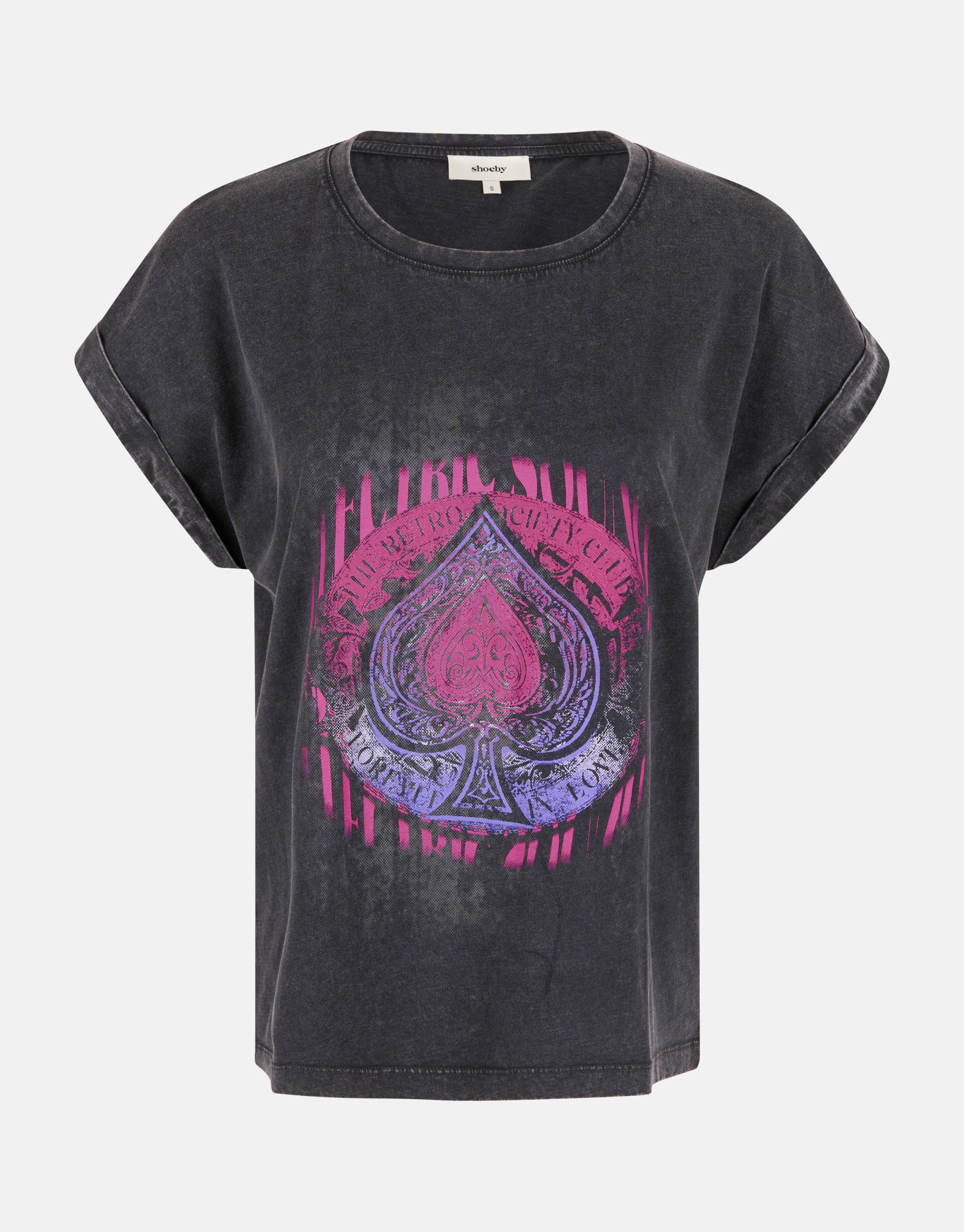 Artwork T-shirt Dunkelgrau SHOEBY WOMEN