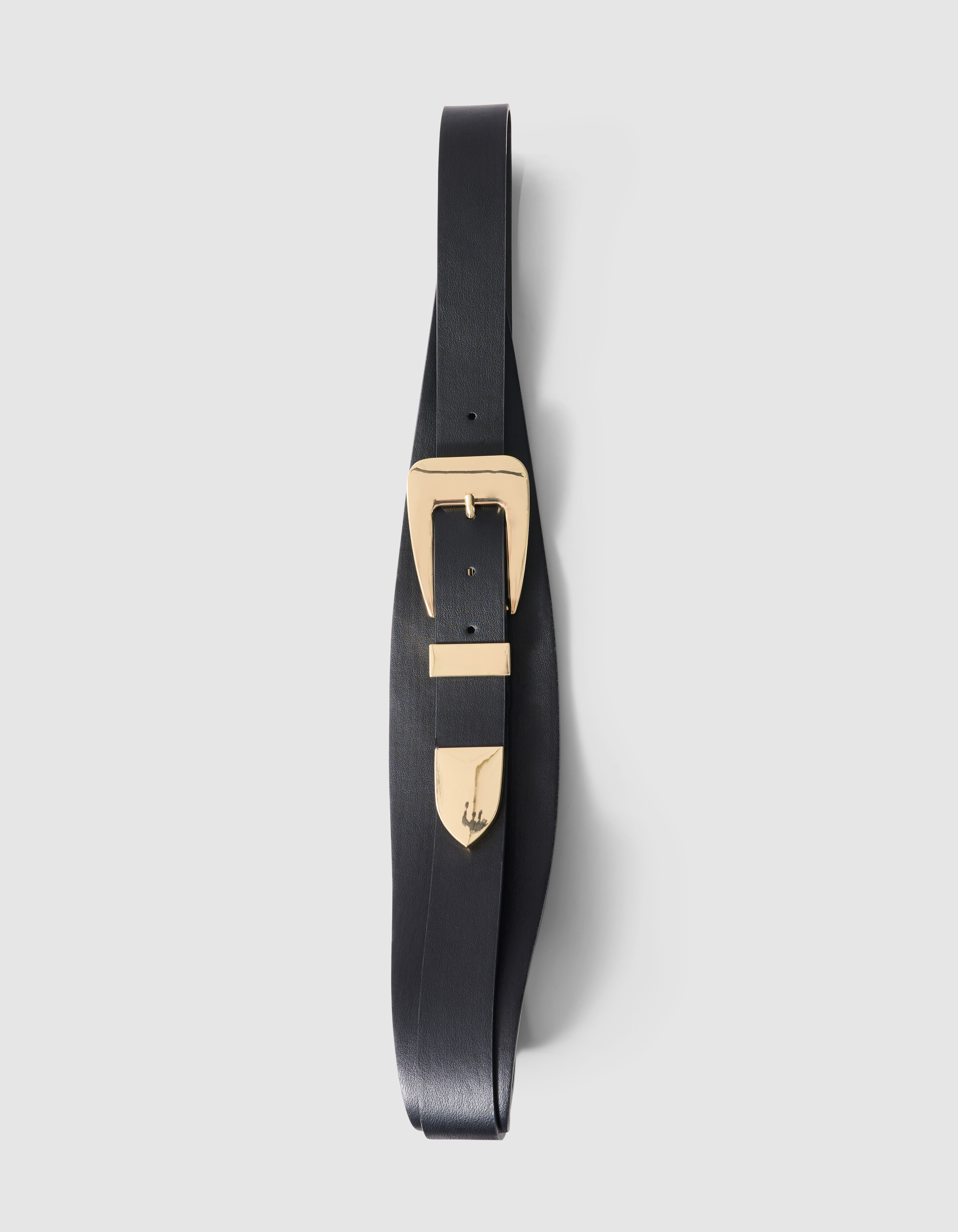 Tailleng&uuml;rtel Schwarz/Gold SHOEBY ACCESSOIRES