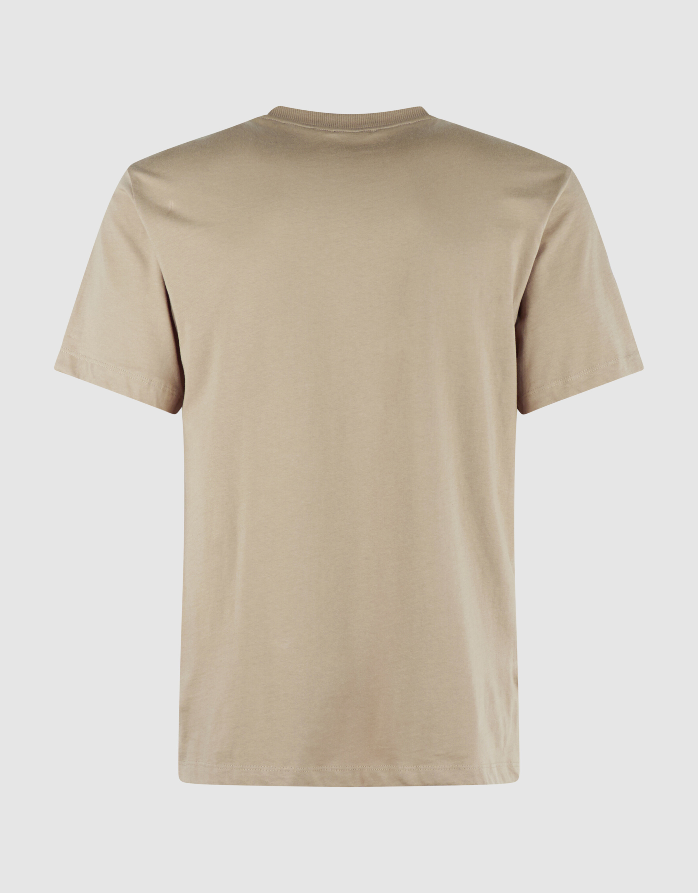 Einfarbiges T-Shirt Beige SHOEBY MEN