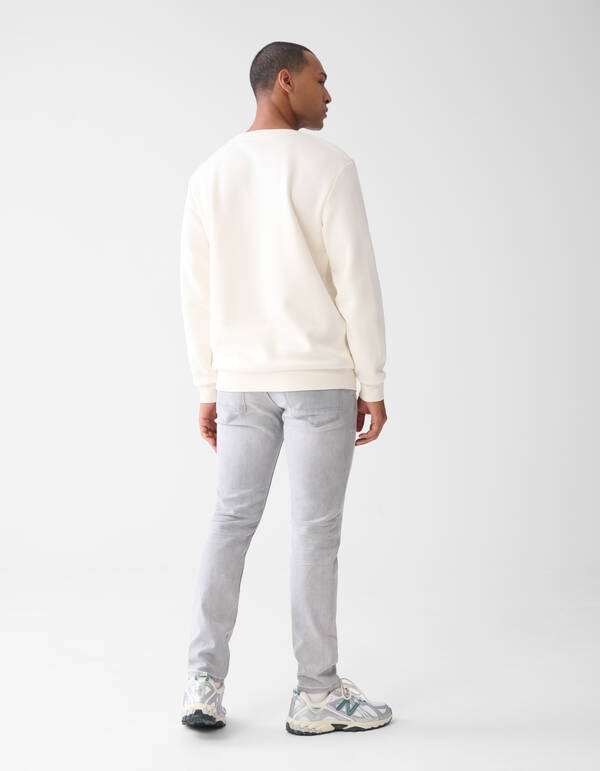Glitzernder Pullover Off White SHOEBY MEN