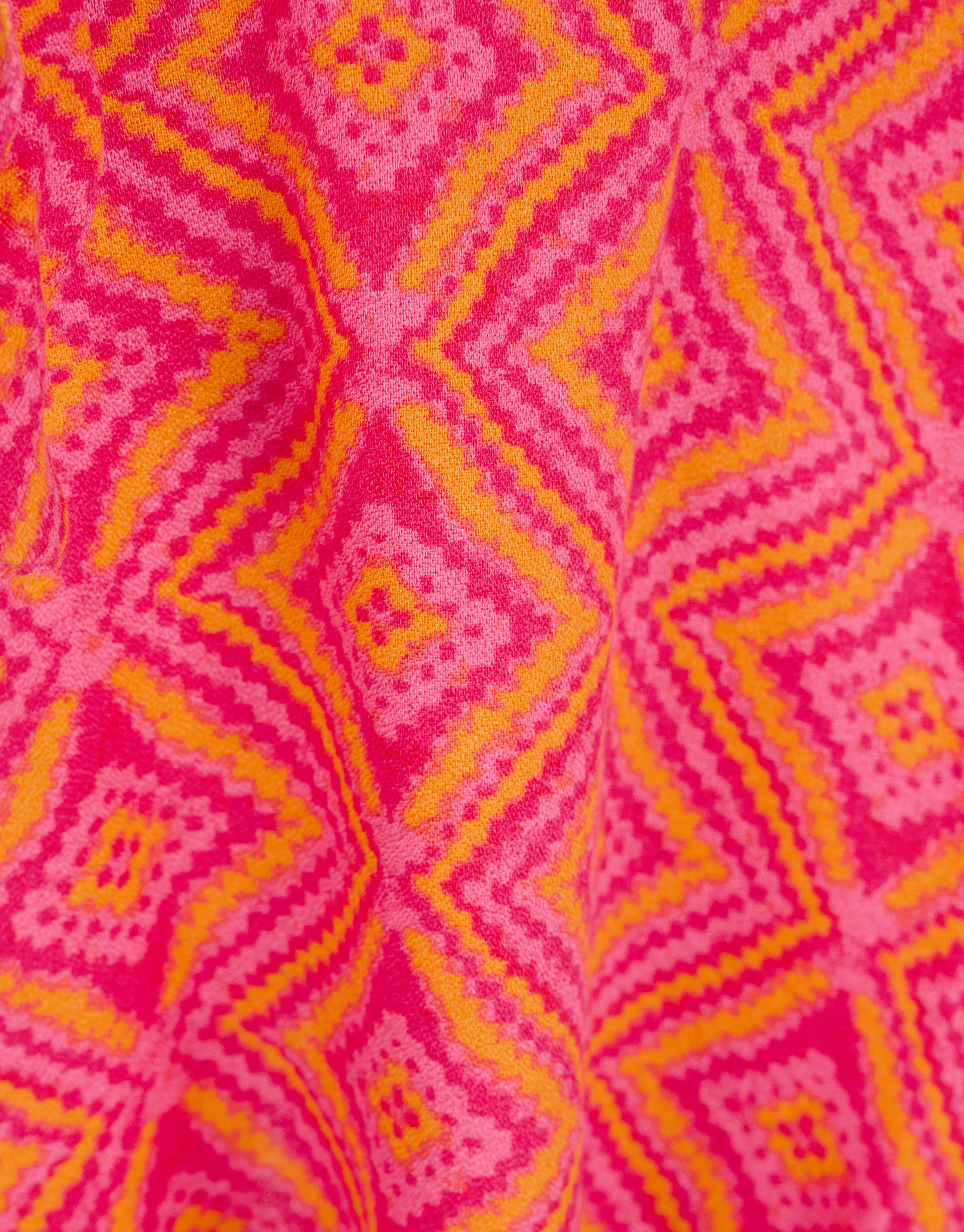 Ikat Print Kleid Rosa SHOEBY GIRLS
