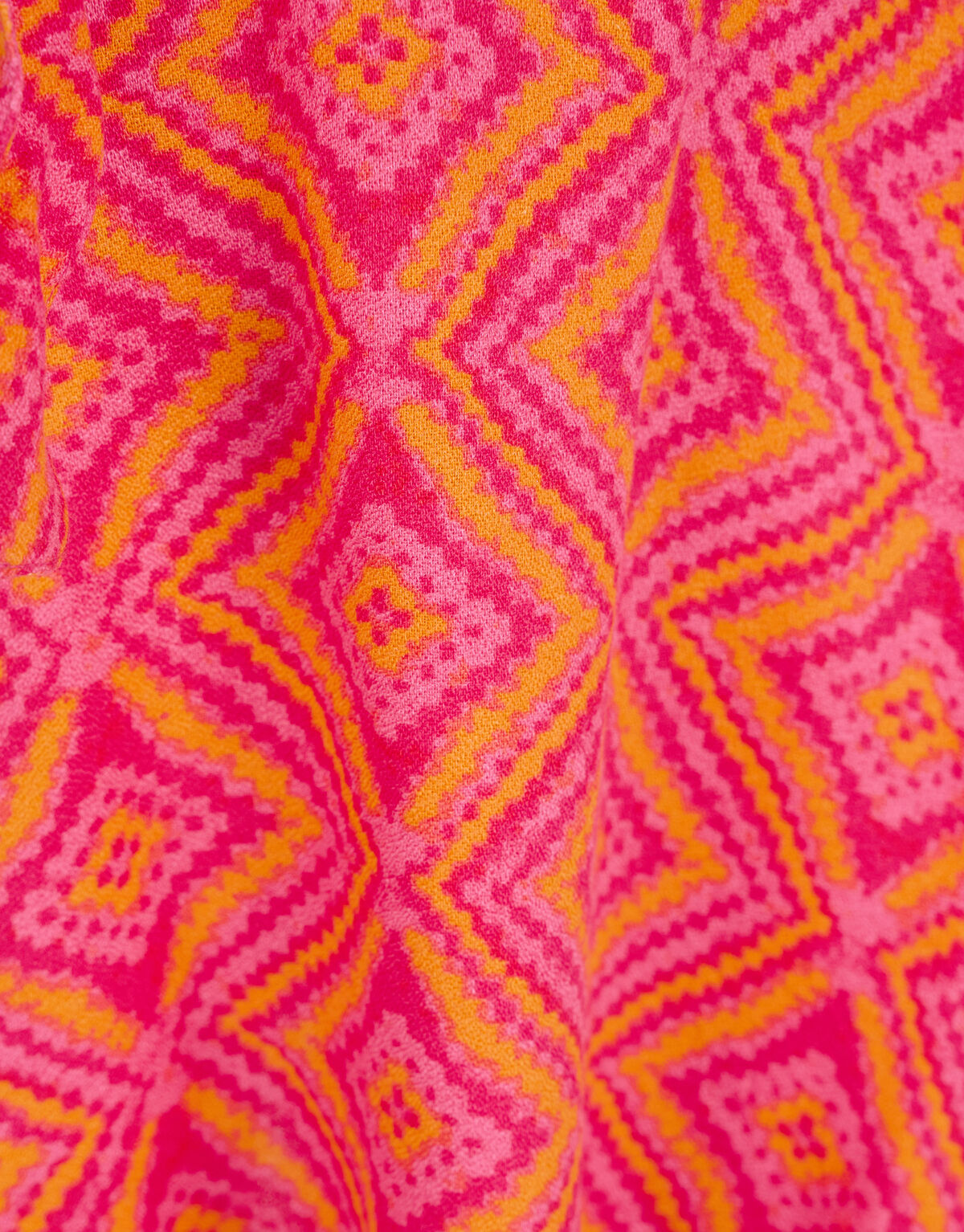 Ikat Print Kleid Rosa SHOEBY GIRLS