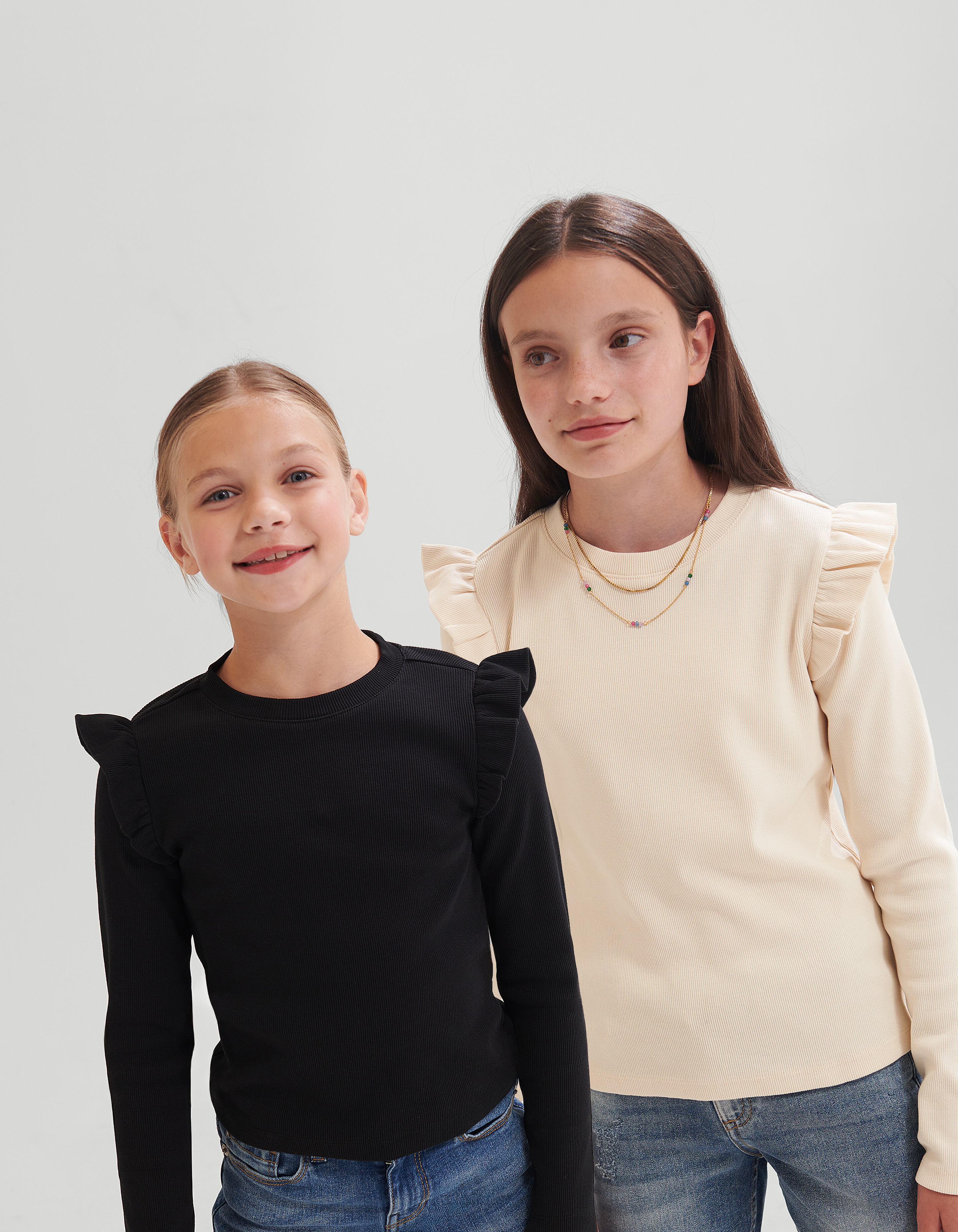 Doppelketten-Halskette Gold SHOEBY ACCESSOIRES