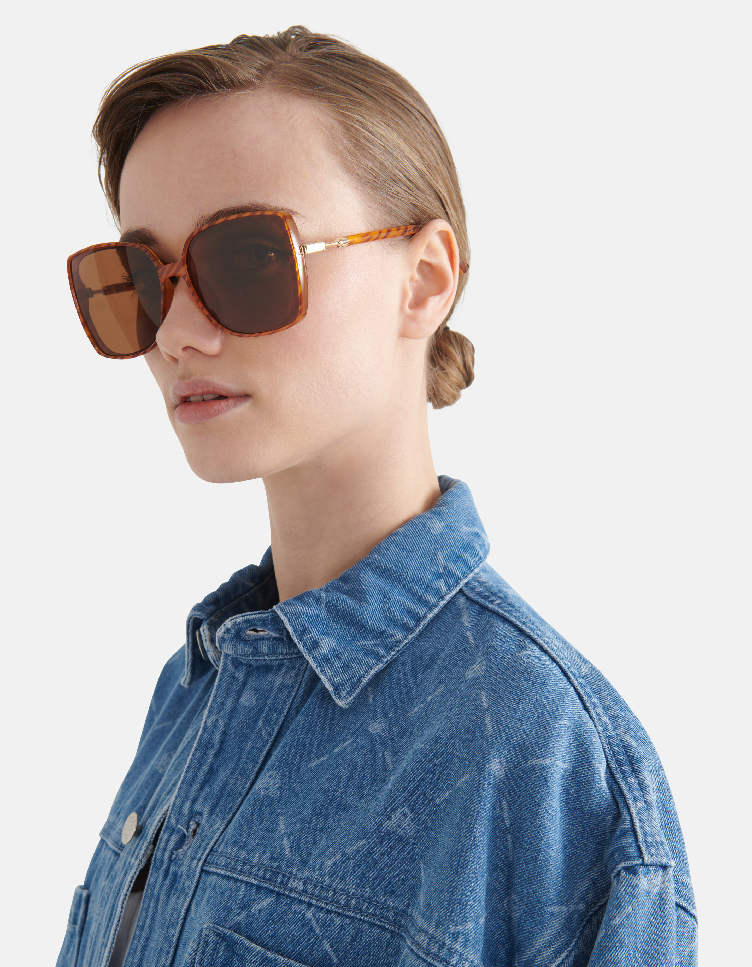 Große Havanna-Sonnenbrille Braun SHOEBY ACCESSOIRES
