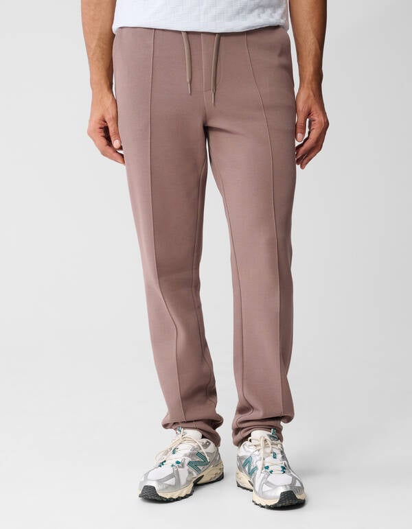 Pique Regular Fit Broek Taupe SHOEBY MEN