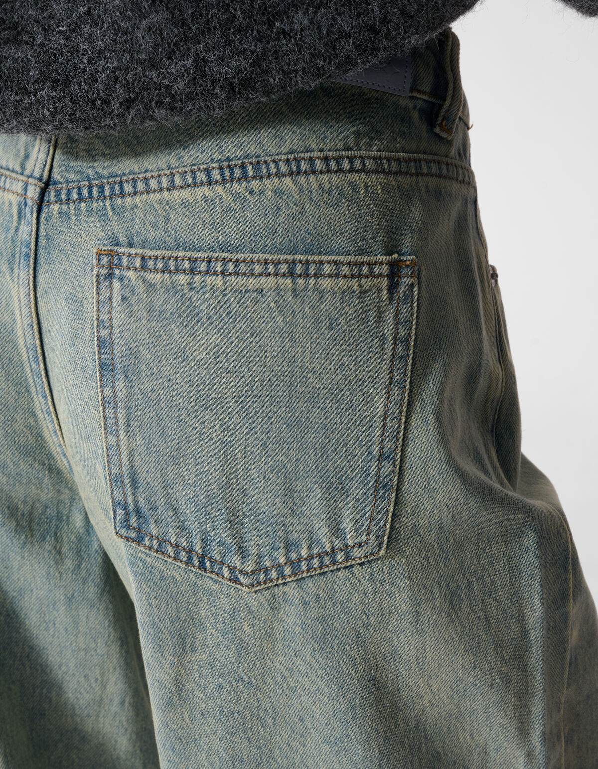 Wide Leg Jeans Mit Knopfverschluss Bleached SHOEBY WOMEN