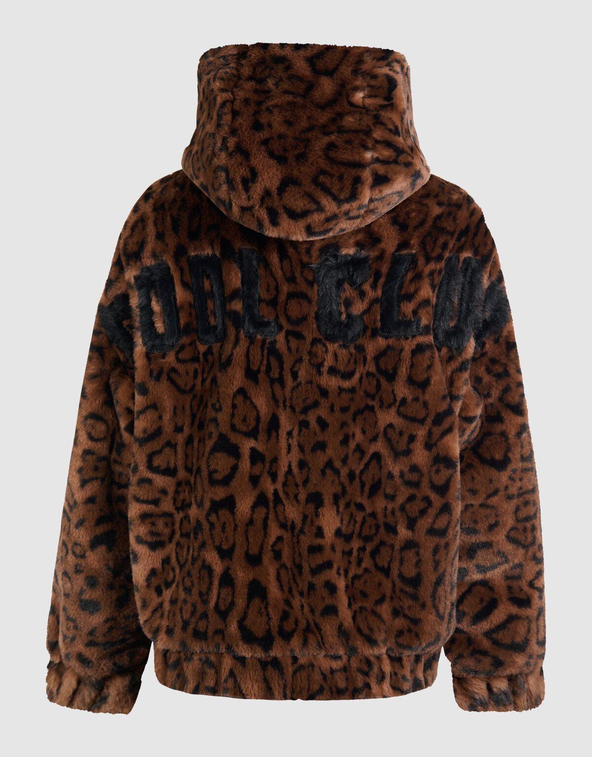 Pelz Leopard Jacke Braun SHOEBY GIRLS