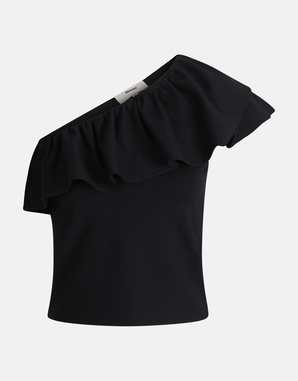 Rüschen-Top Schwarz SHOEBY WOMEN