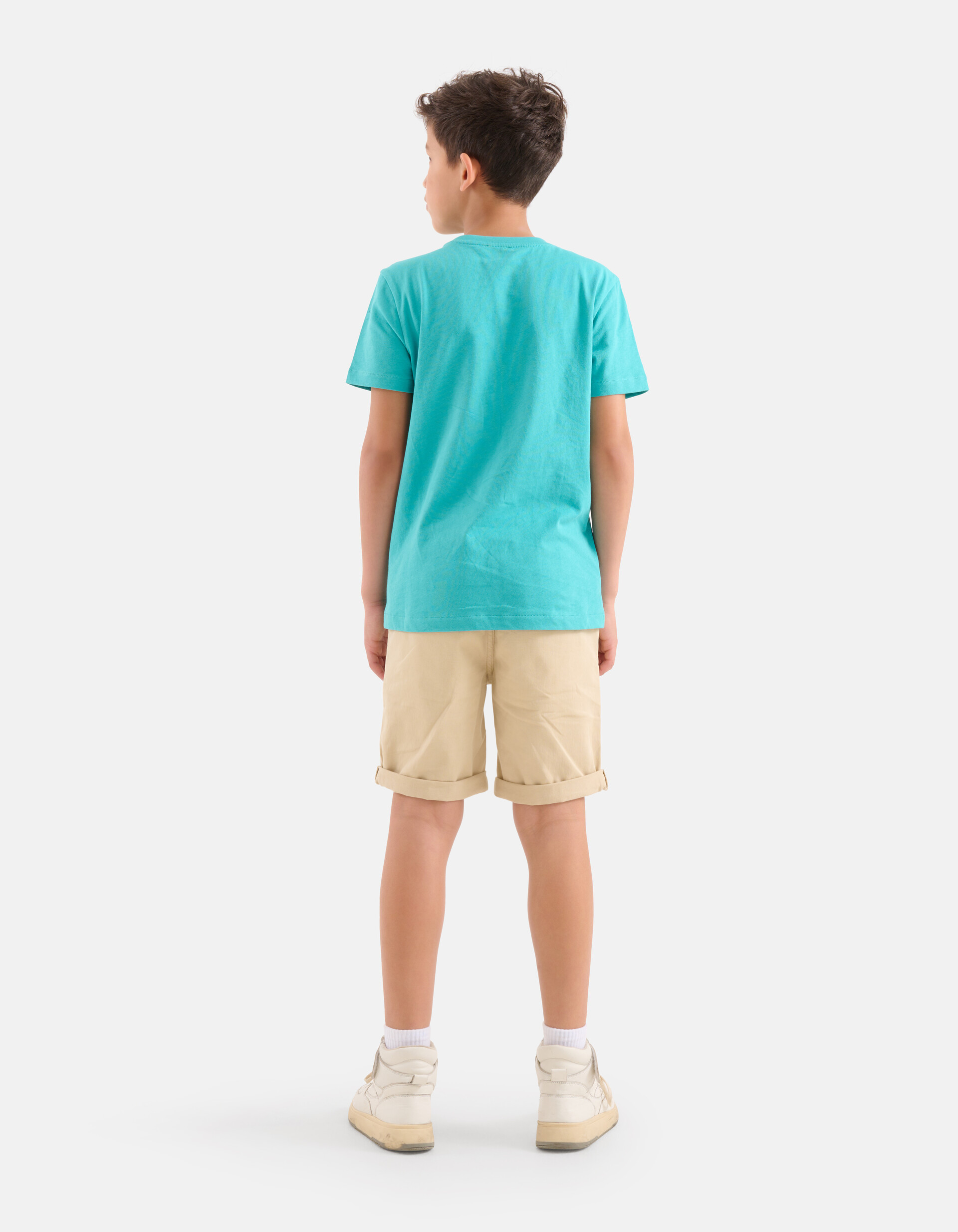 Druck-T-Shirt Blau SHOEBY BOYS