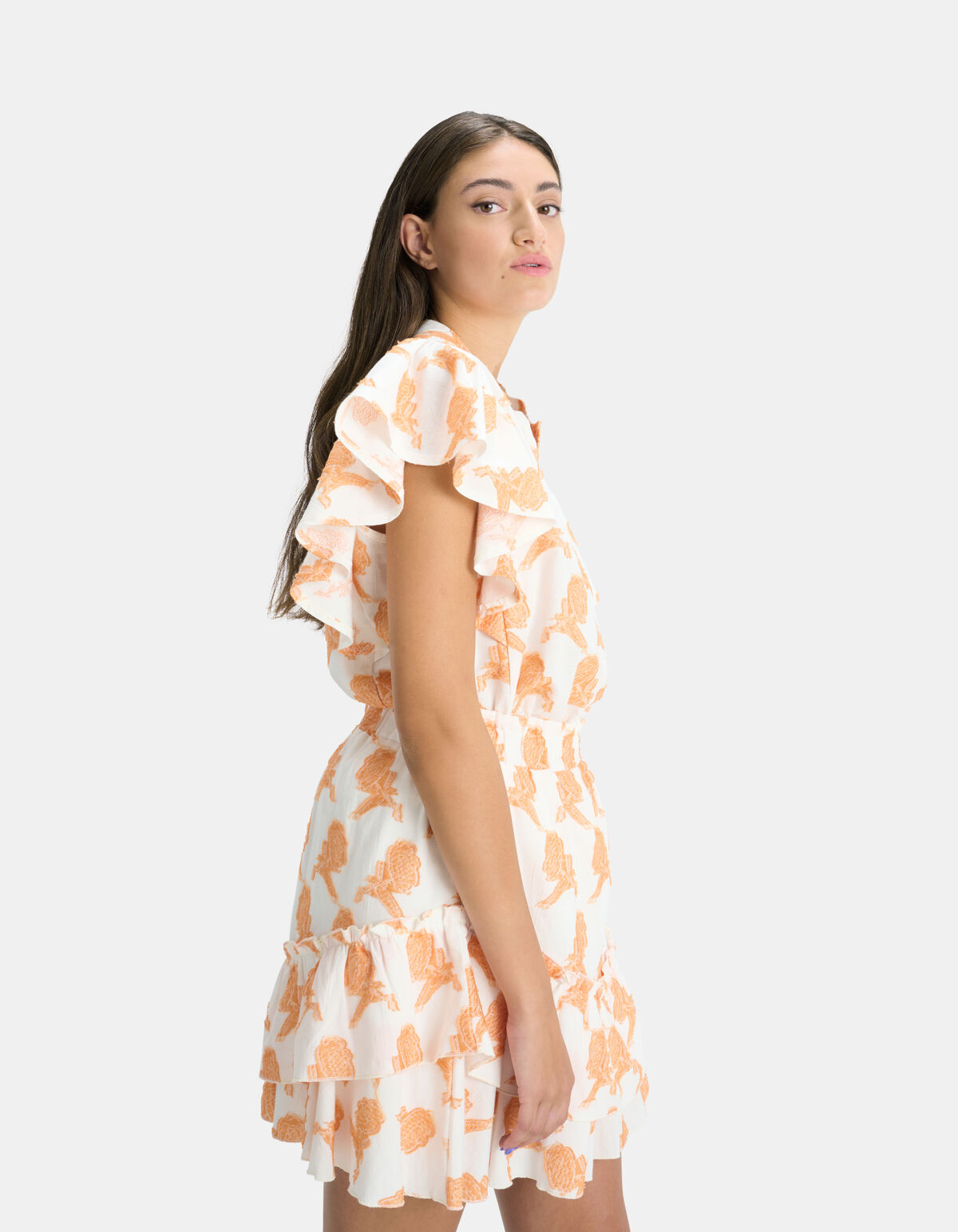 Rosa Blumenbluse EKSEPT