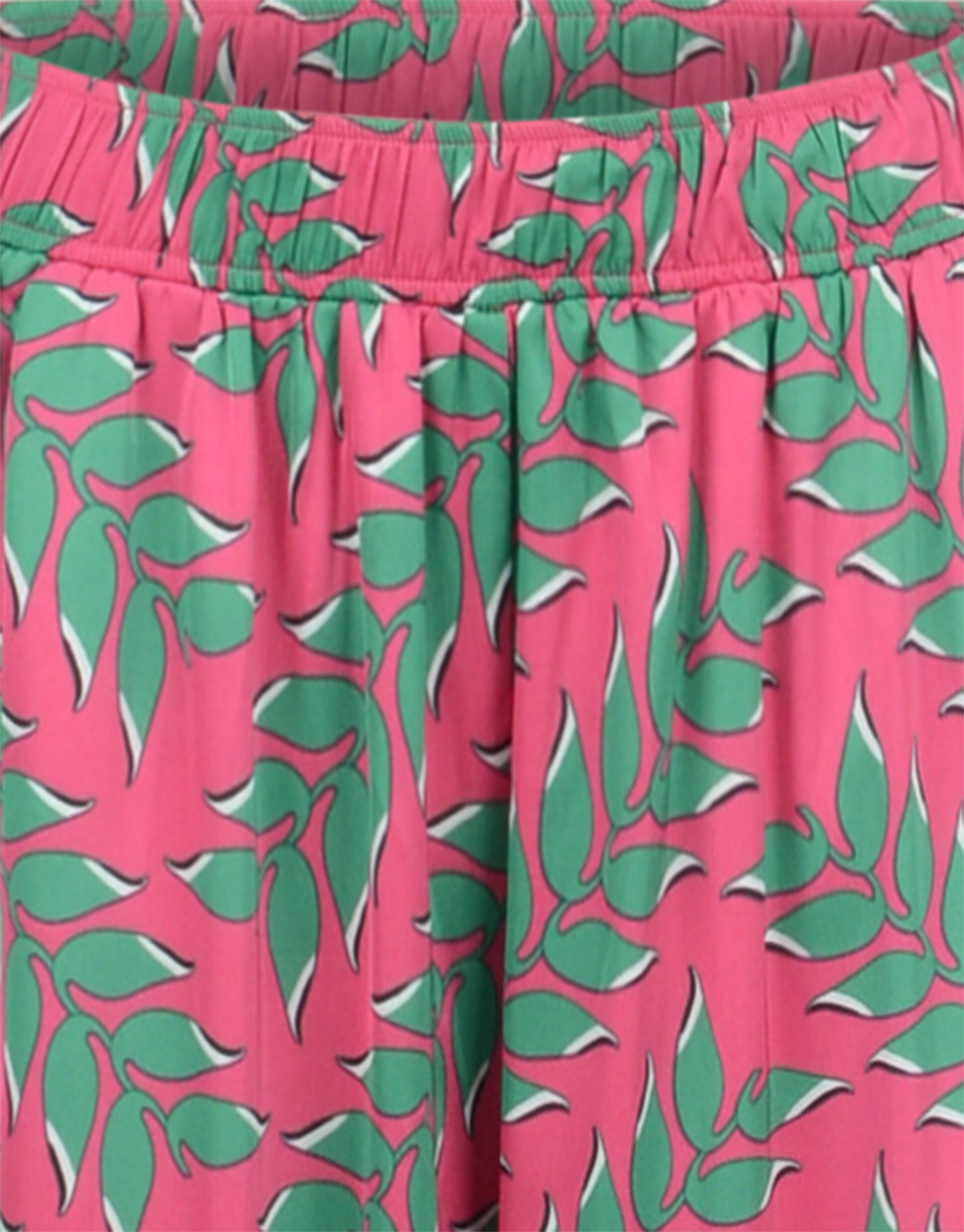 Bedruckte Wide Leg Hose Eksept