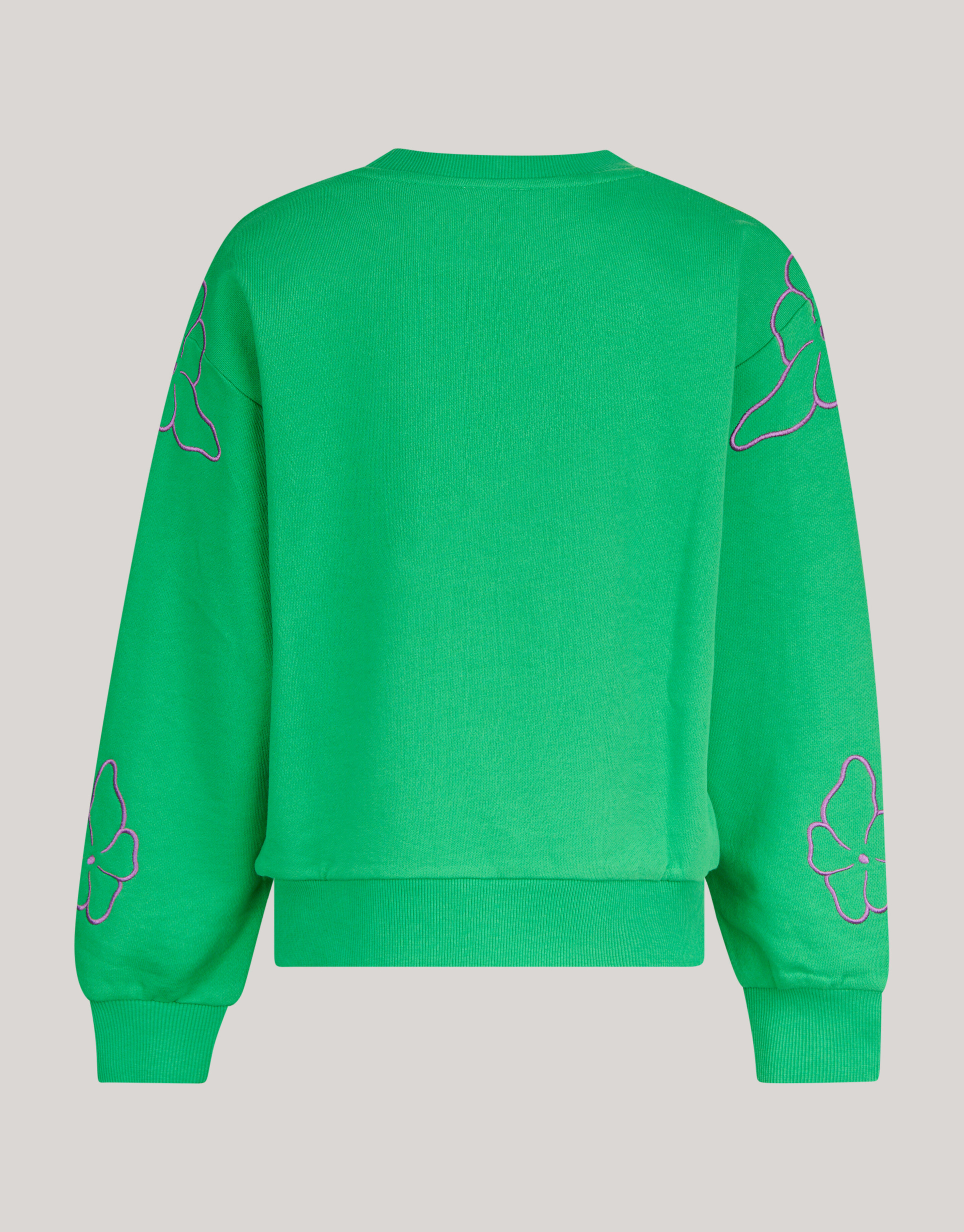 Pullover mit Stickerei Dunkelgrün SHOEBY GIRLS