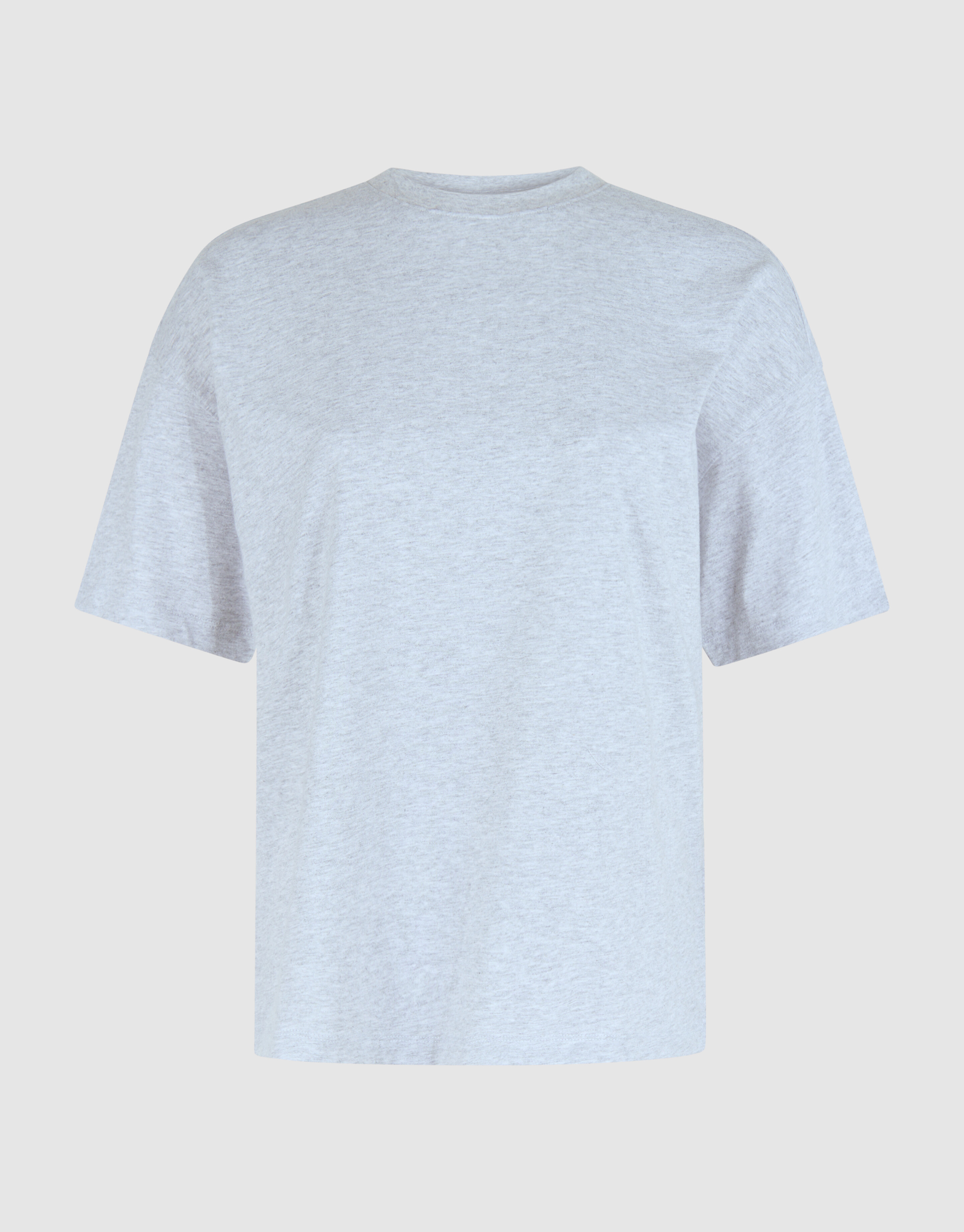 Übergroßes Basic-T-Shirt Hellgrau SHOEBY WOMEN