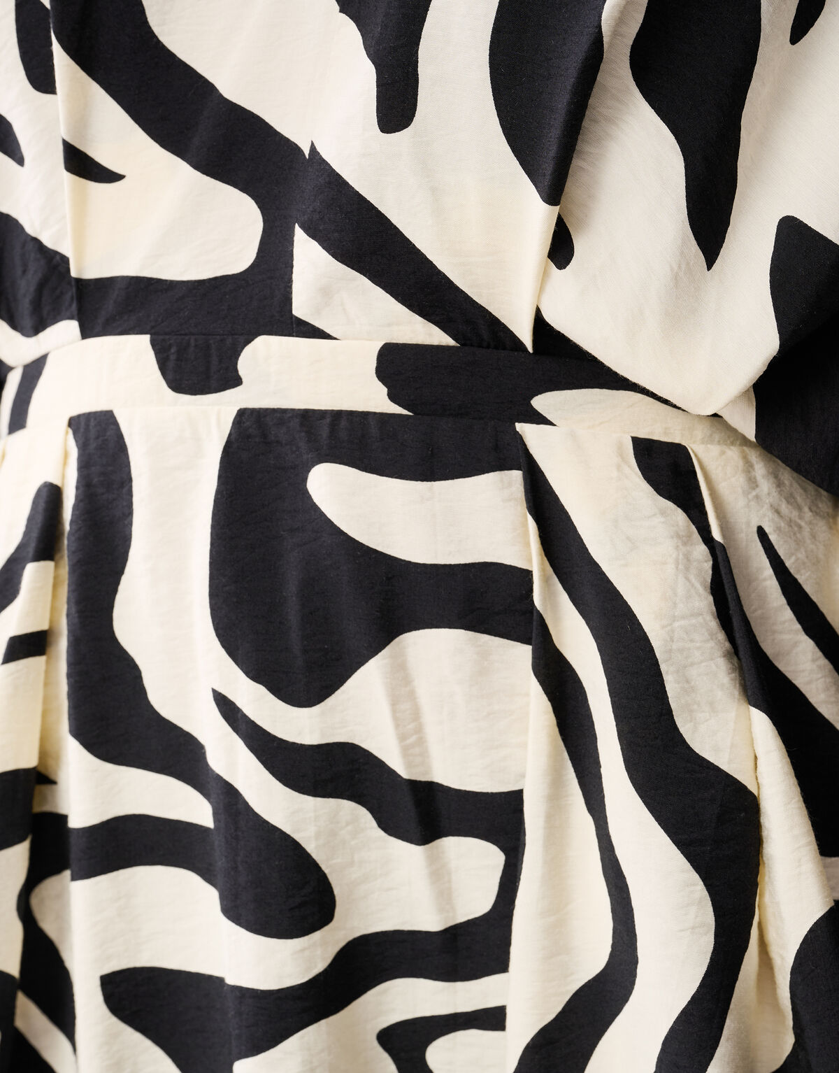 Zebra-Minikleid Schwarz SHOEBY WOMEN