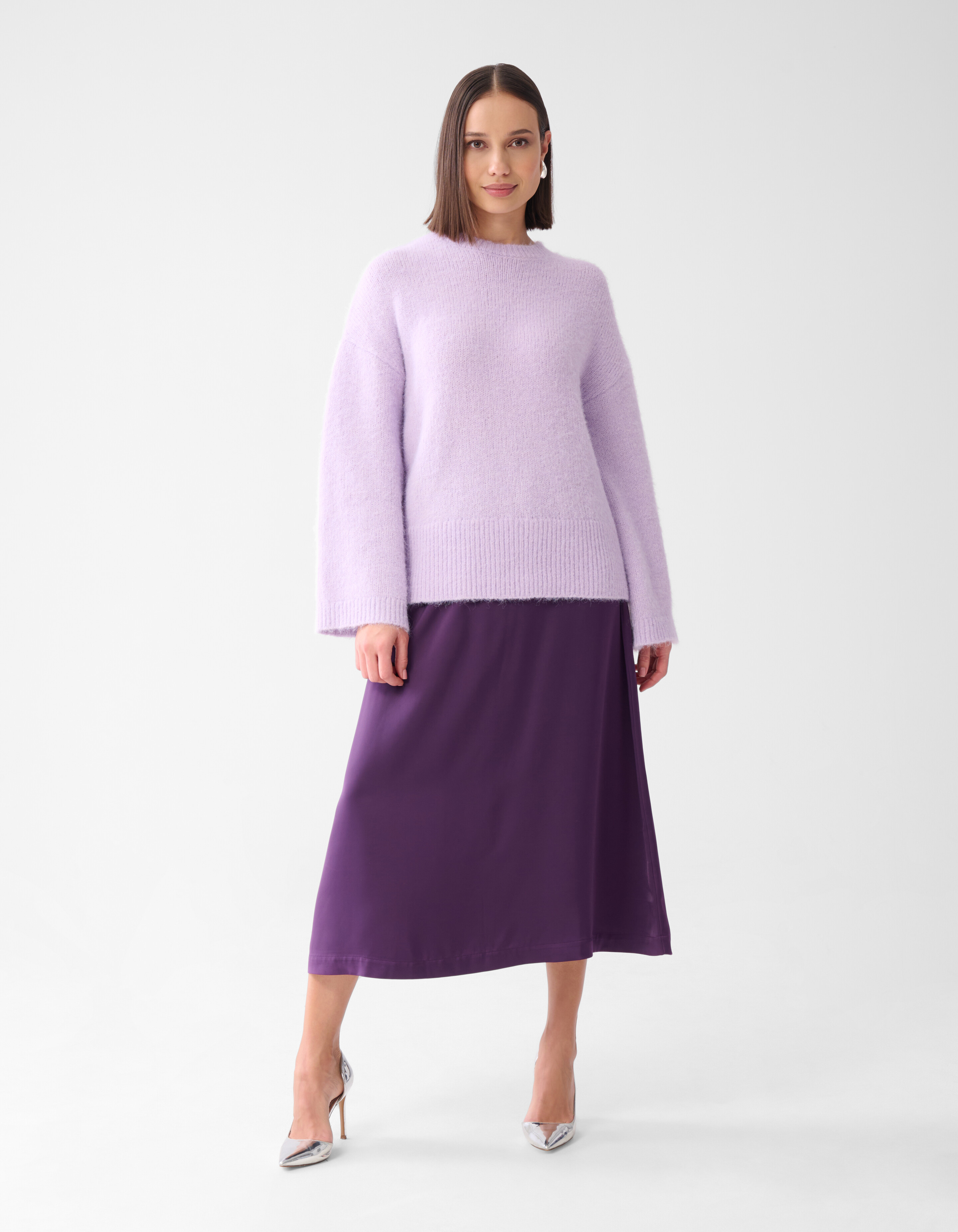 Oversized Pullover Hellviolett SHOEBY WOMEN