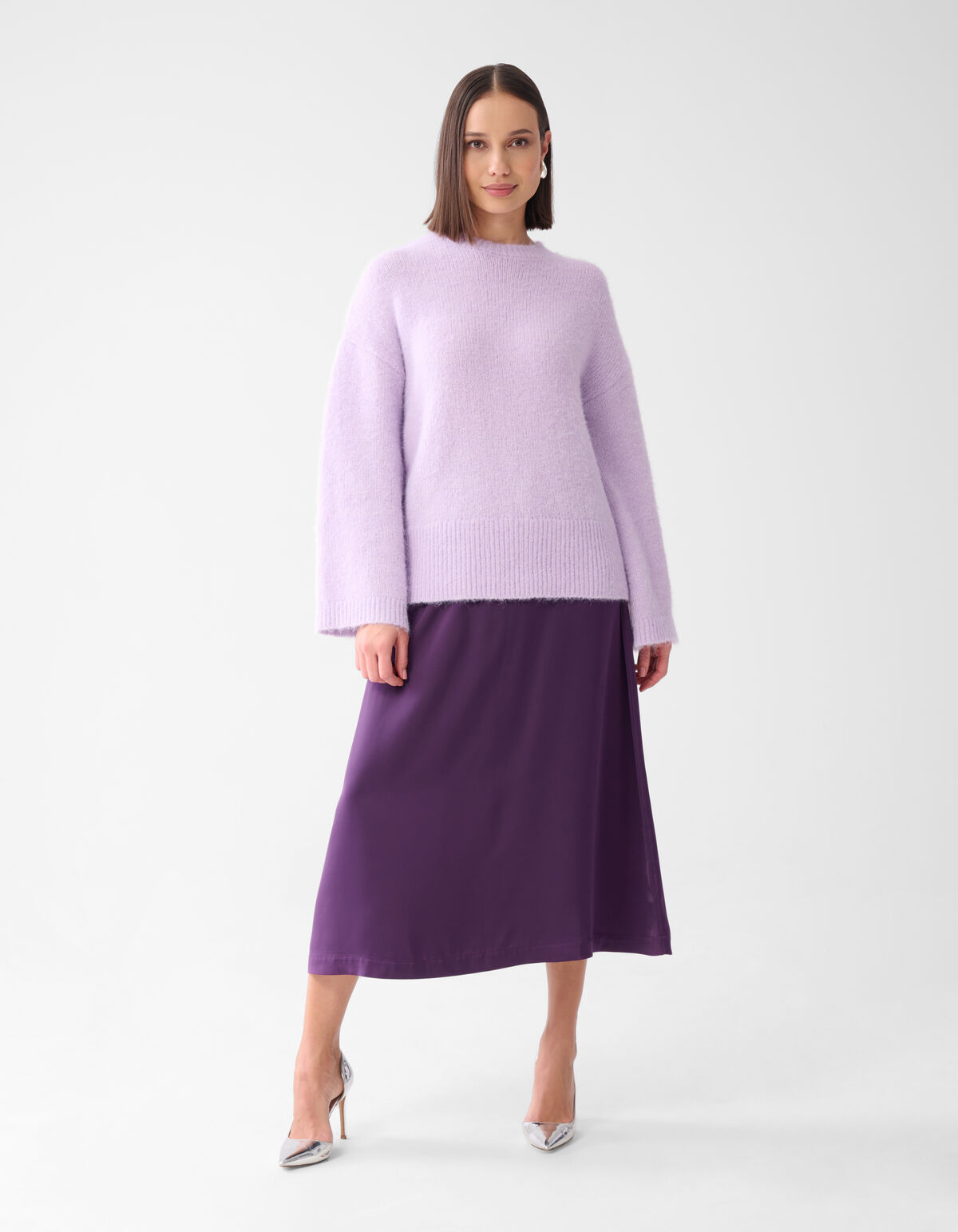 Oversized Pullover Hellviolett SHOEBY WOMEN