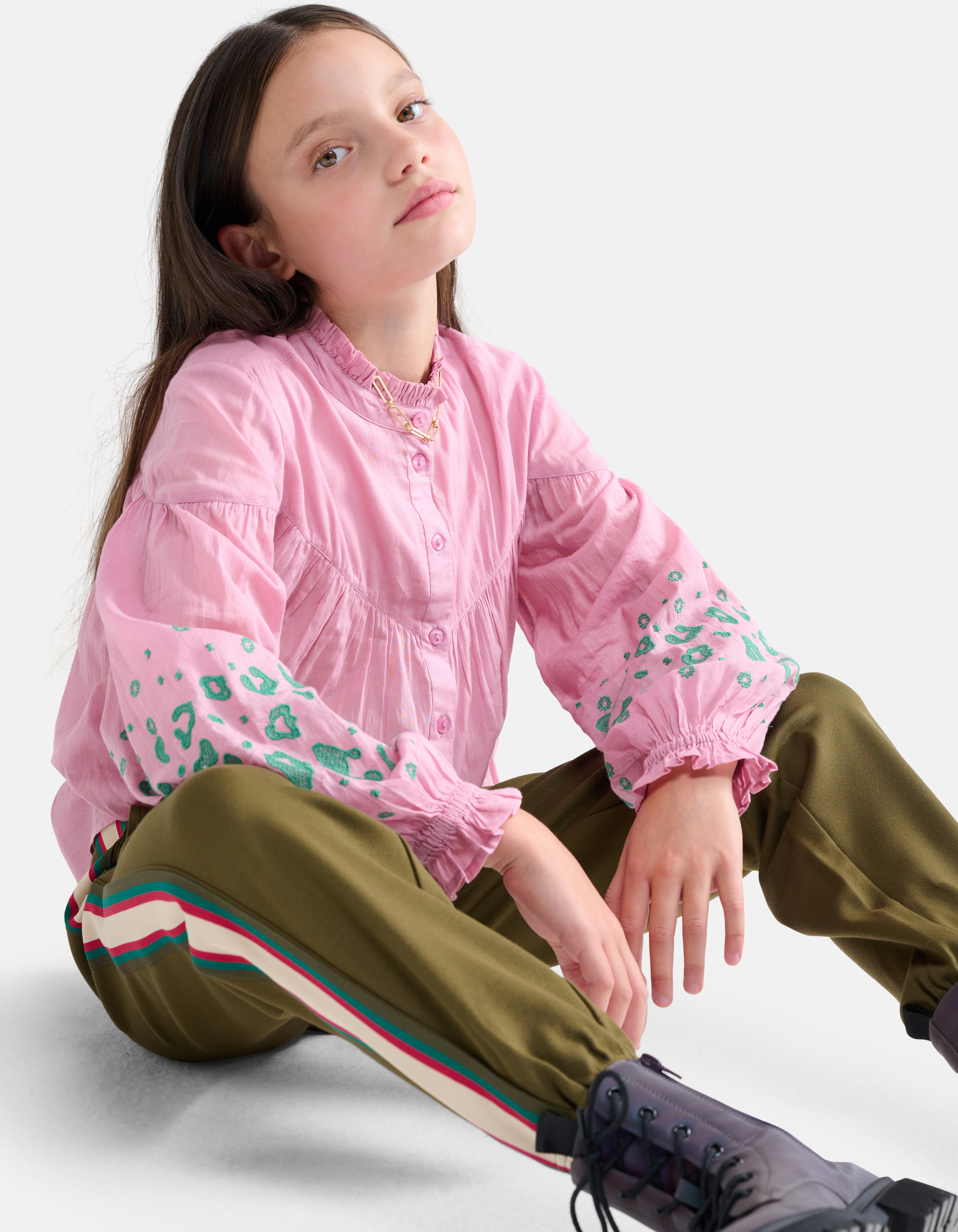 Colorblock Jogger Dunkelgrün SHOEBY GIRLS