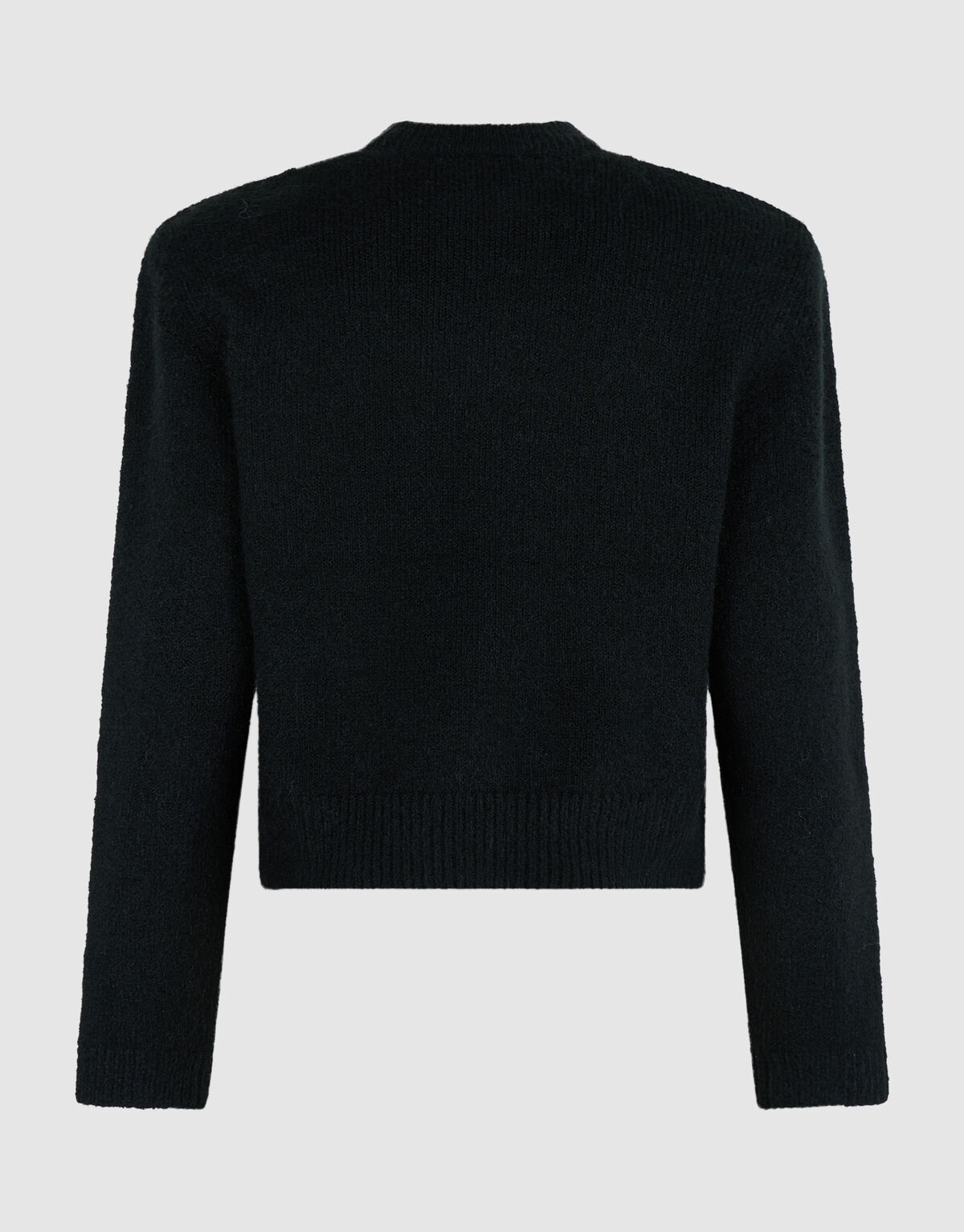 Shoulder Crew Strickpullover Schwarz SHOEBY WOMEN