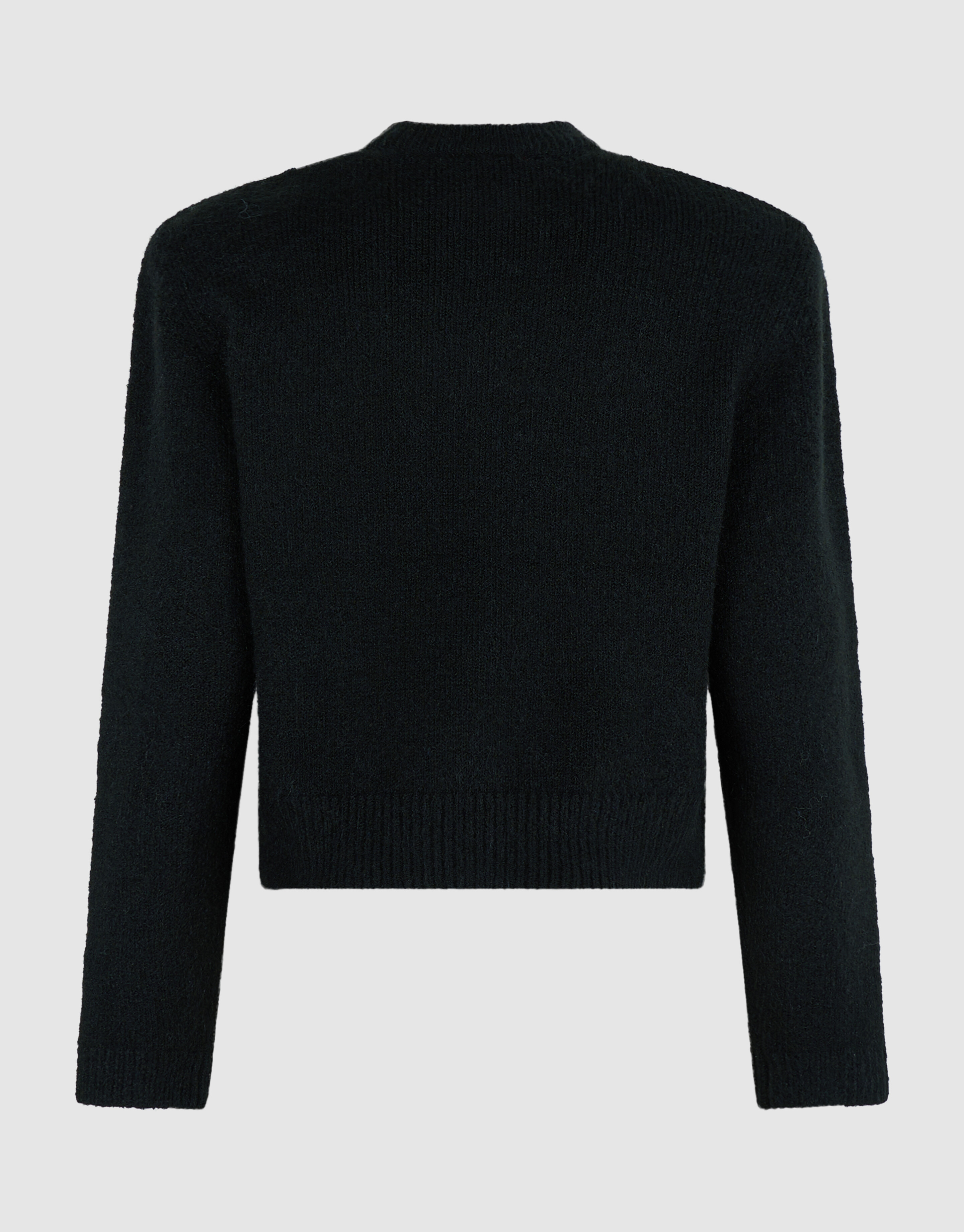 Shoulder Crew Strickpullover Schwarz SHOEBY WOMEN