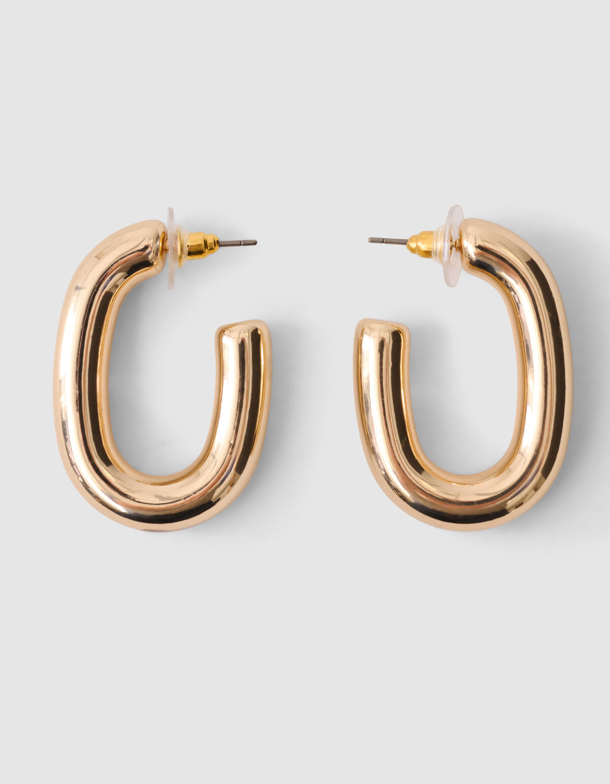 Ovale Creolen Gold SHOEBY ACCESSOIRES